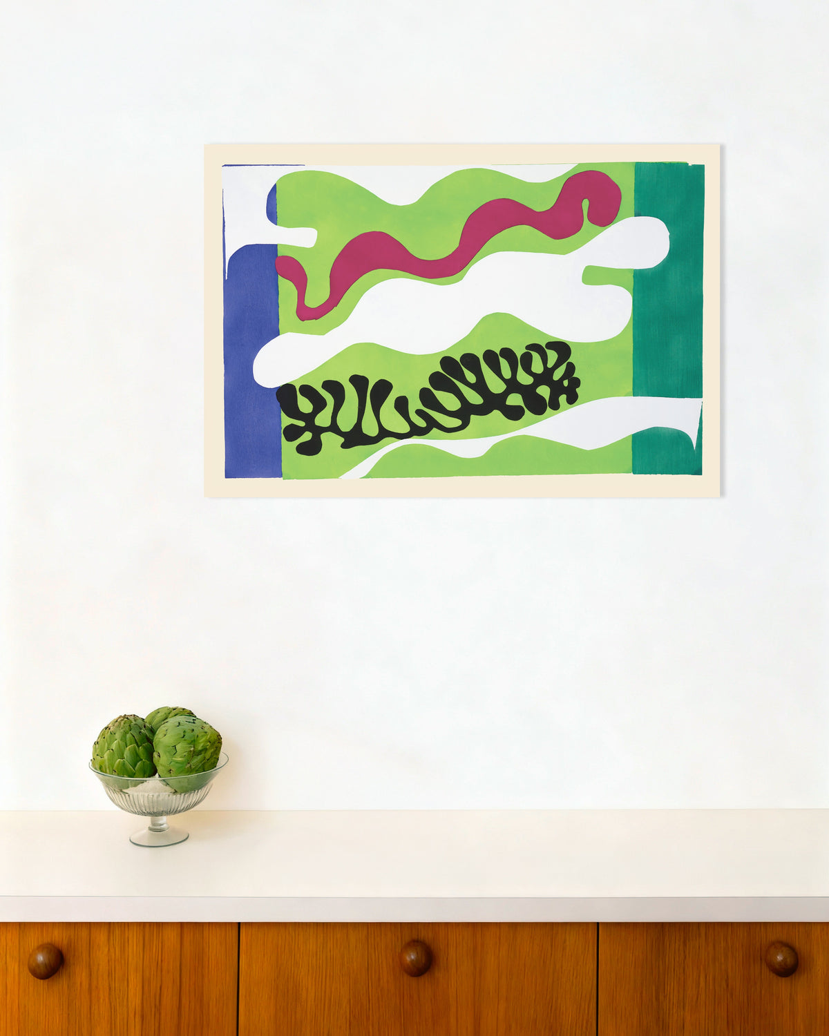 Poster of The Lagoon in Green (Jazz, 1947) by Henri Matisse