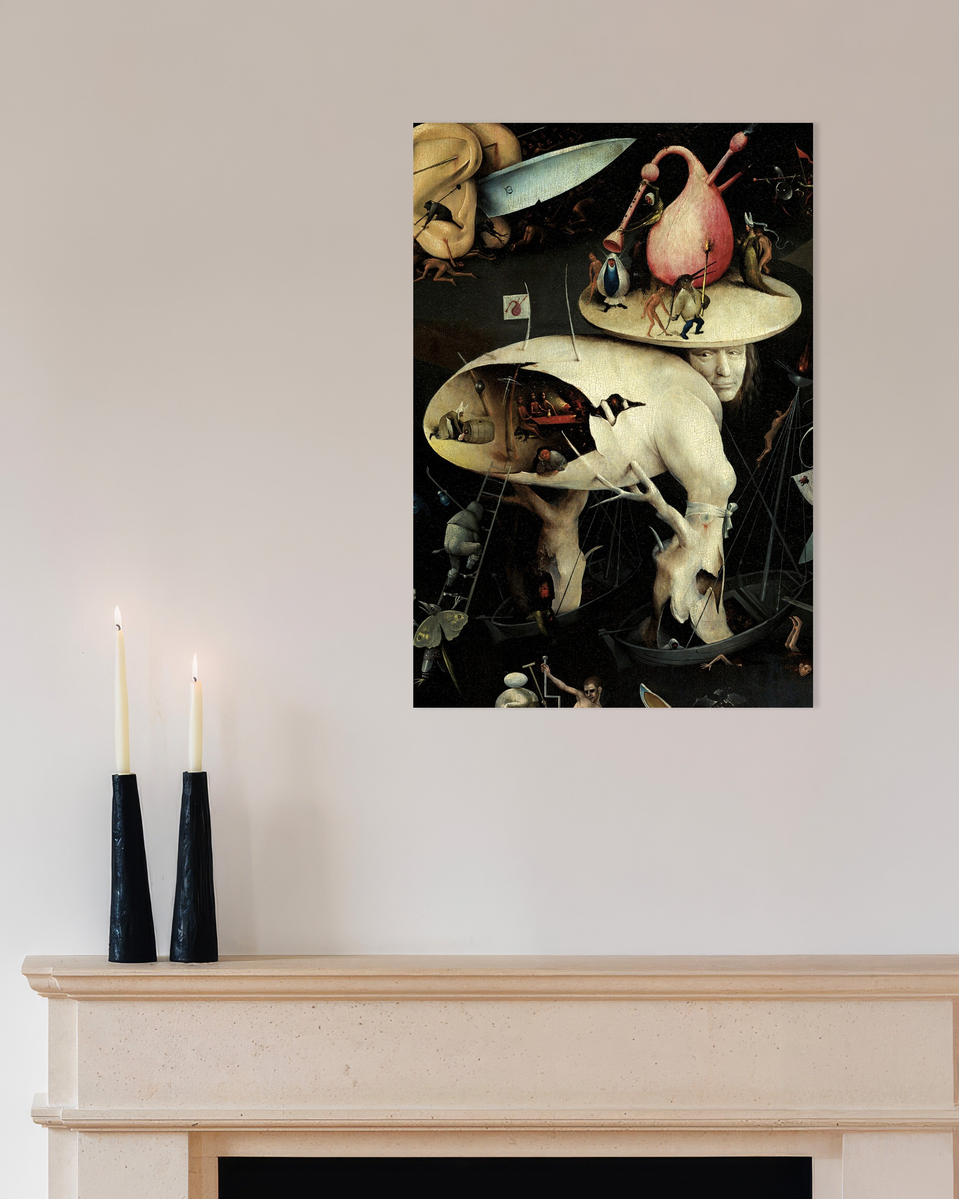 Poster of The tree-man of hell - Detail from The Garden of Earthly Delights