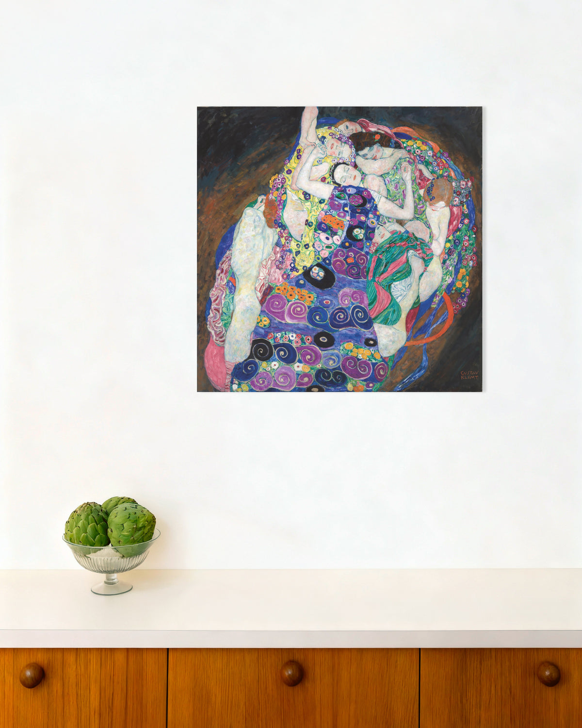 Poster of The Virgin (1913) by Gustav Klimt