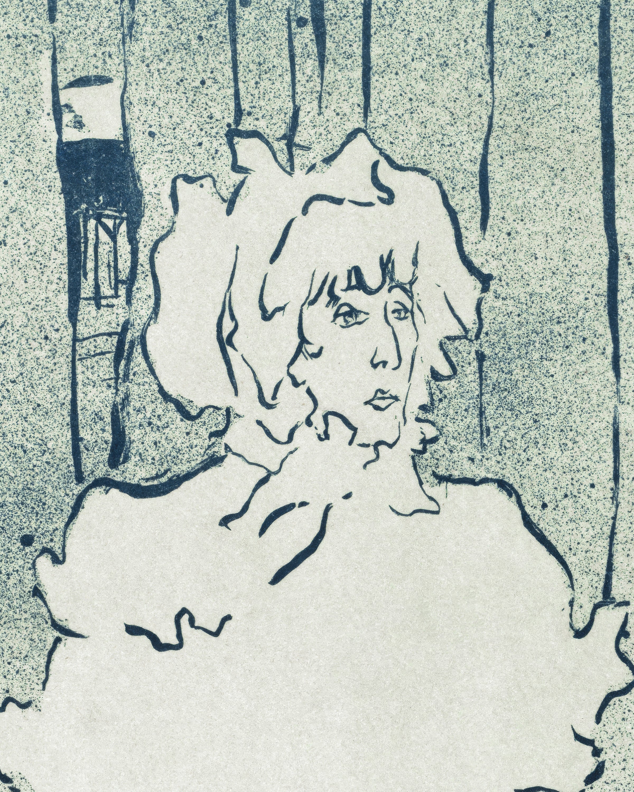 The Chatelaine or the Tocsin (1895) by Henri de Toulouse-Lautrec Poster