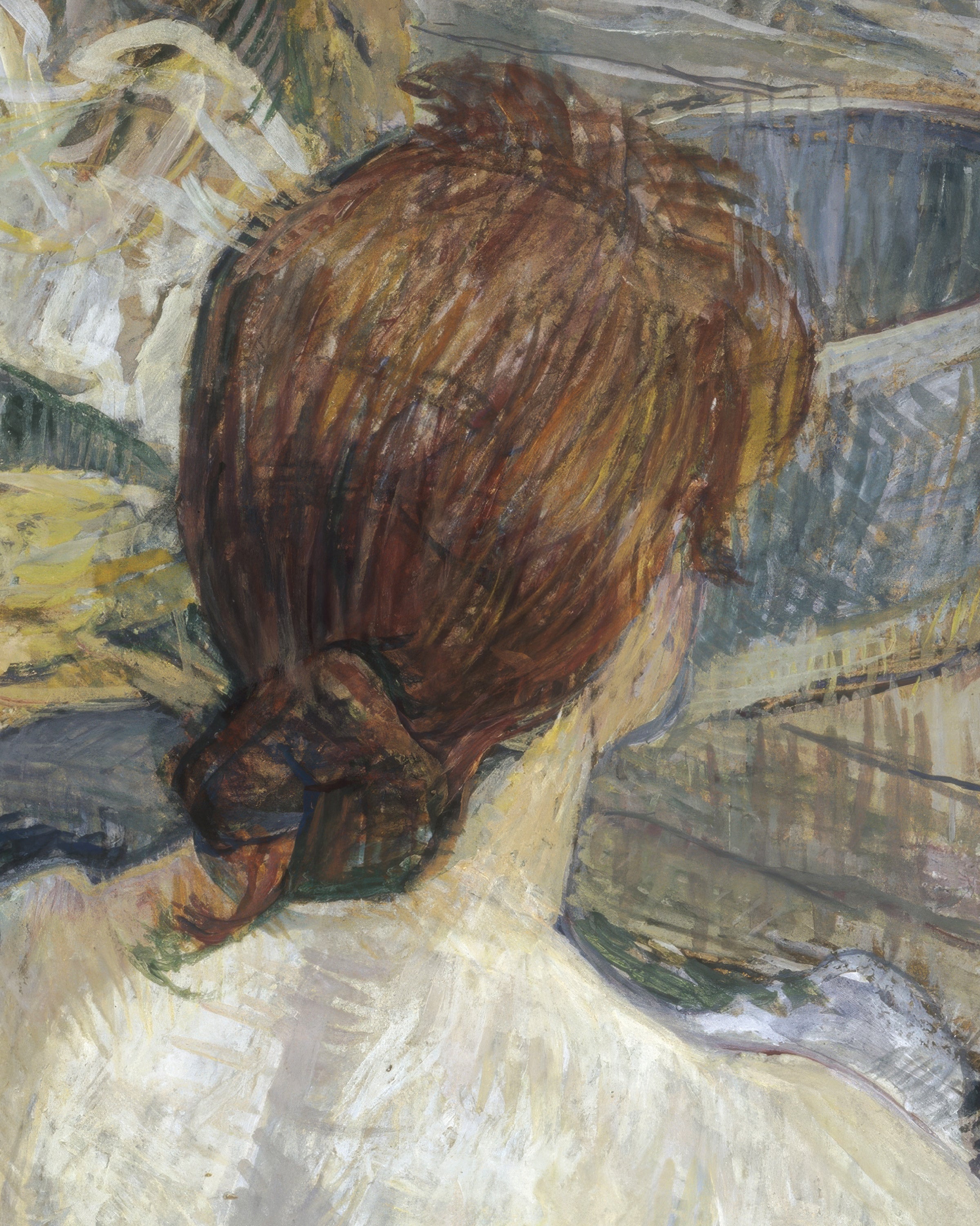 Rousse (La Toilette), 1889 by Henri de Toulouse-Lautrec Poster