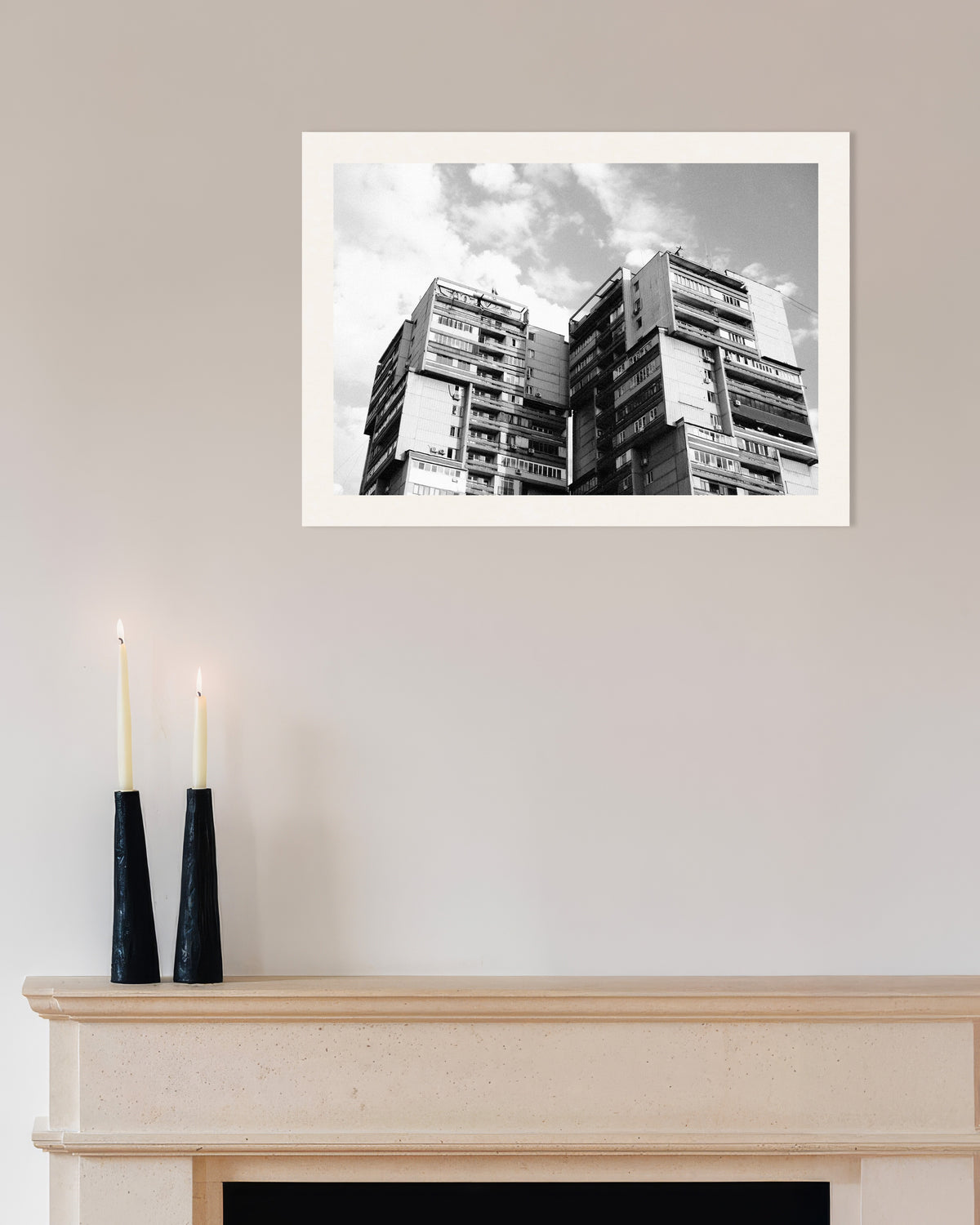 Poster of Twin Towers in the Clouds