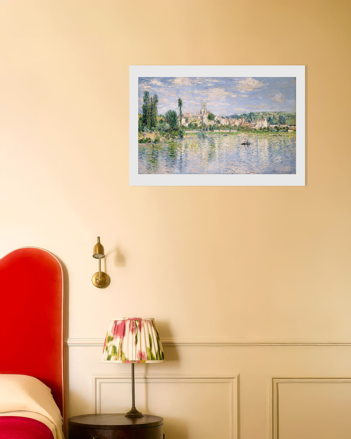 Poster of Vétheuil in Summer (1880) by Claude Monet