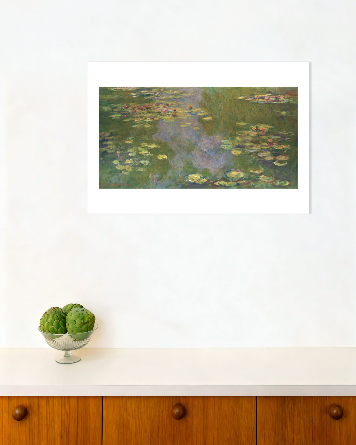 Poster of Water Lilies (1919) by Claude Monet