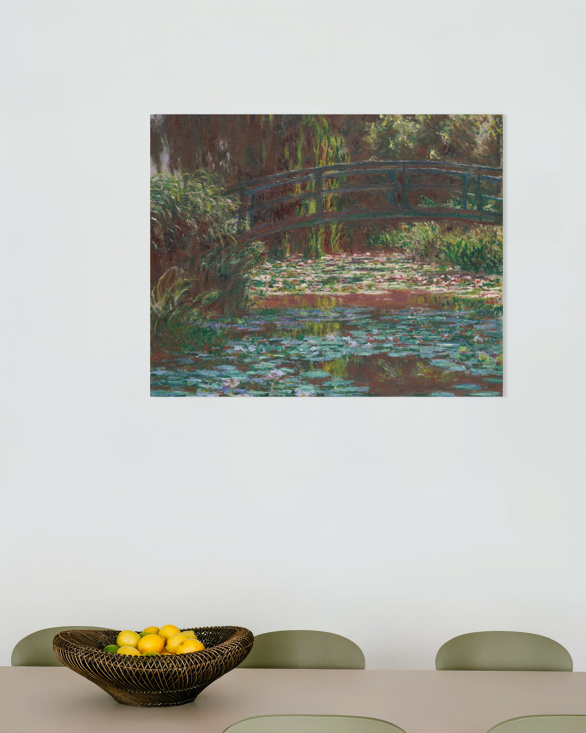 Poster of Water Lily Pond (1900) by Claude Monet