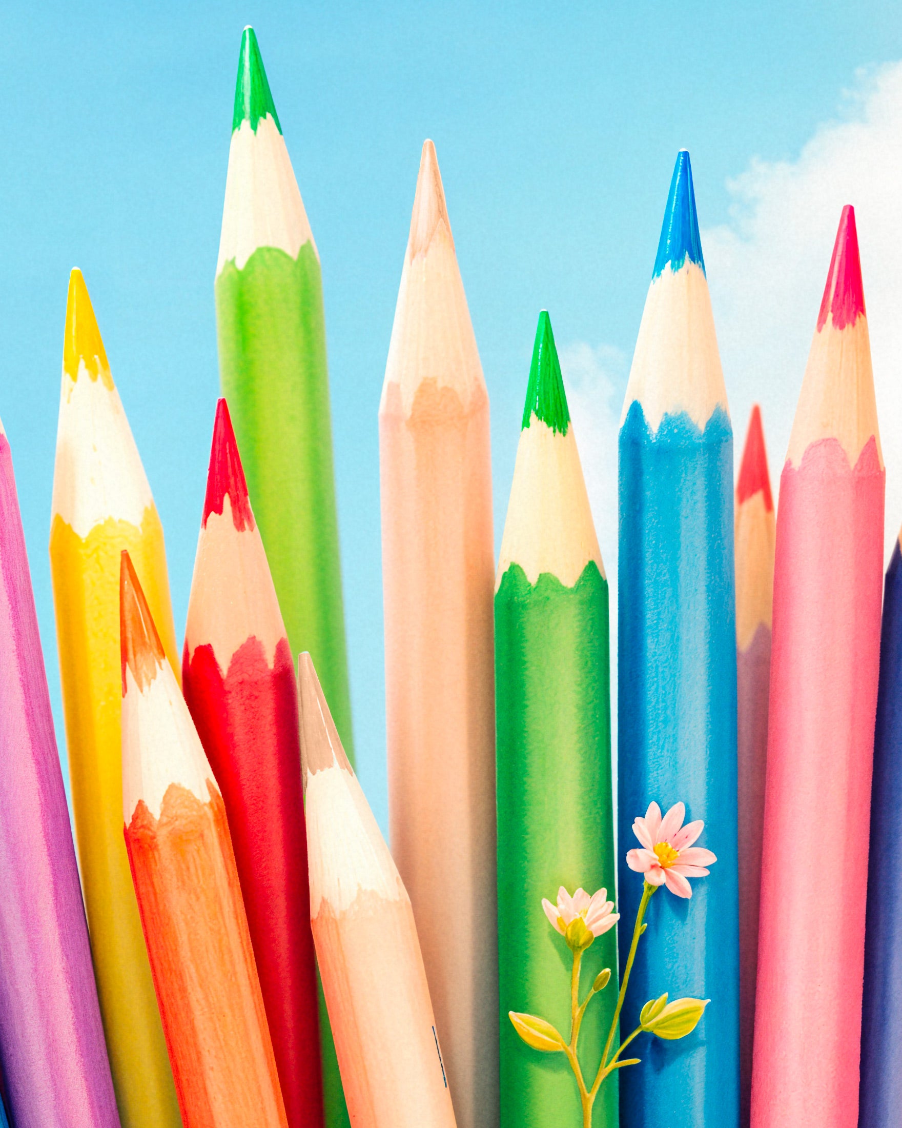 Coloured Pencils – Art Print