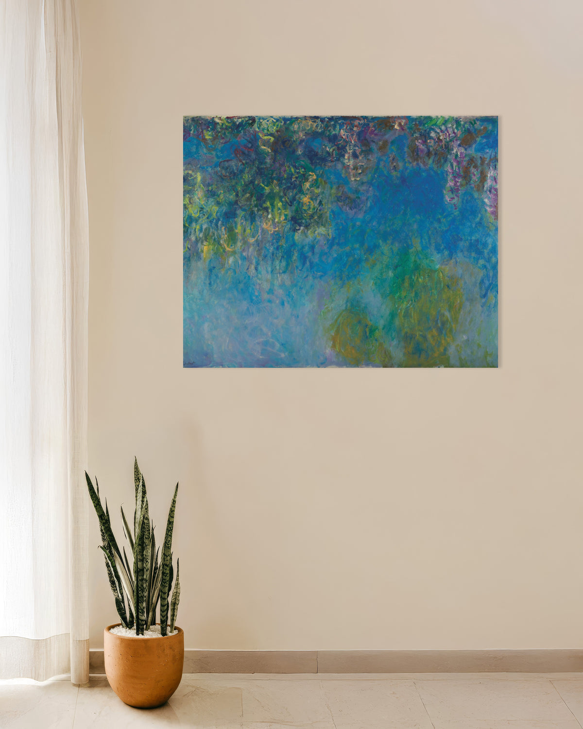 Poster of Wisteria (c. 1925) by Claude Monet