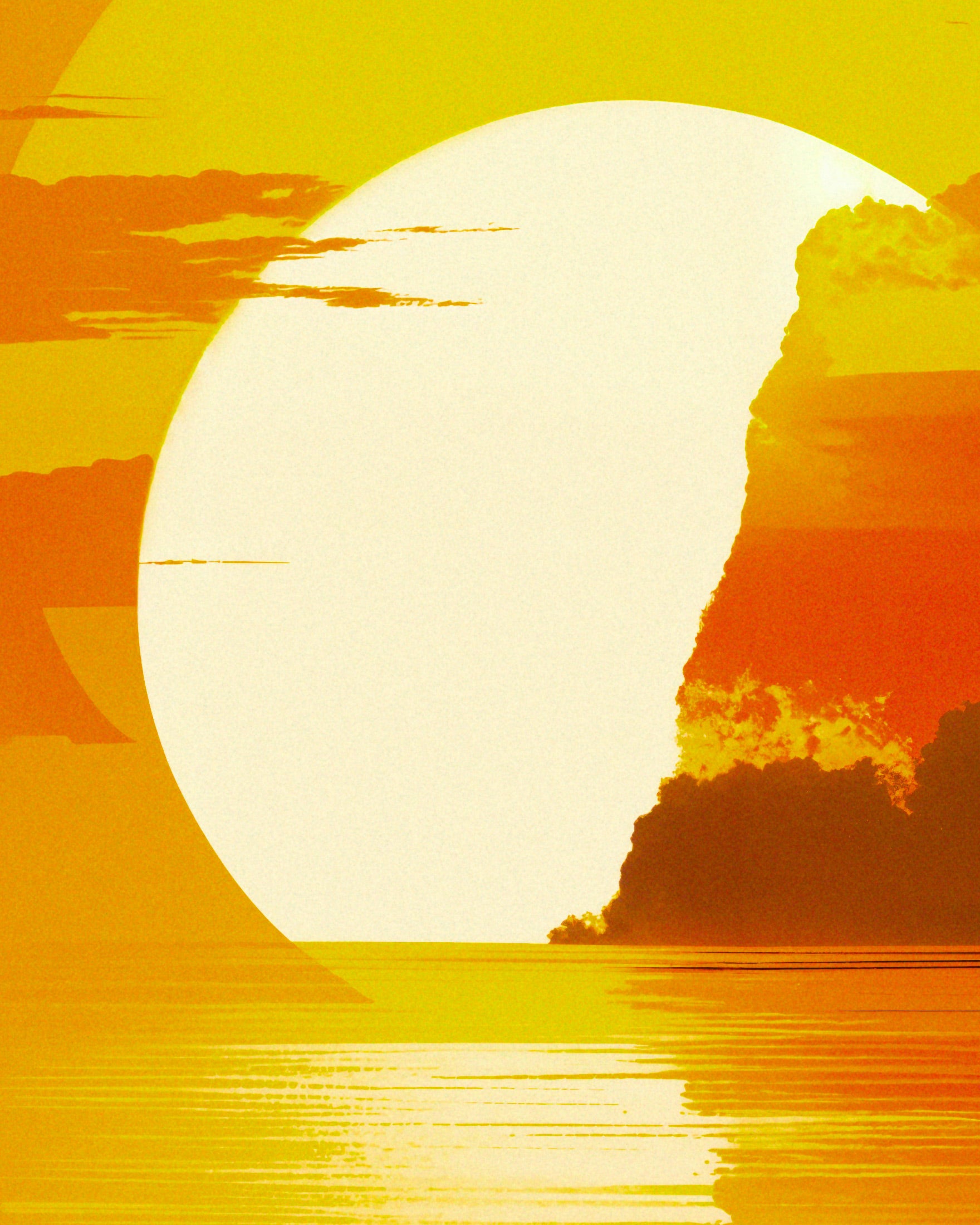 Sunset Scene – Art Print