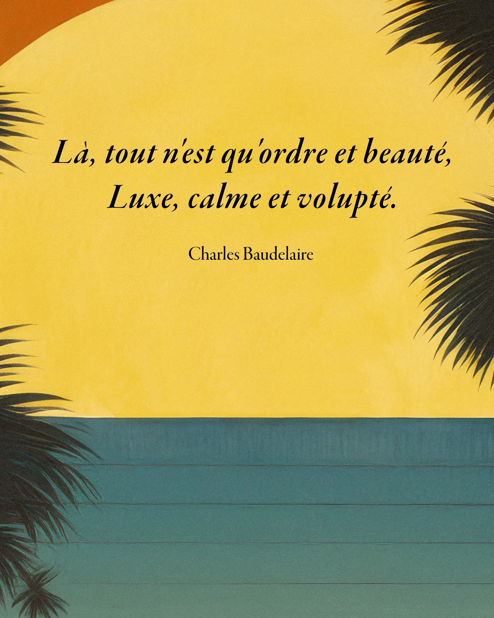 Baudelaire Exoticism visual poetry art prints collection