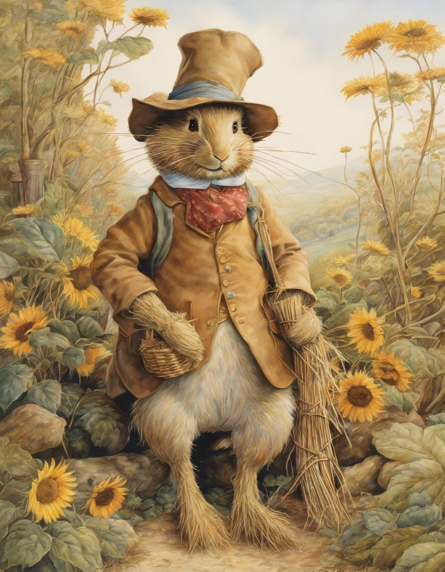 Enchanting stories, exquisite British watercolours, Scarecrow – Print