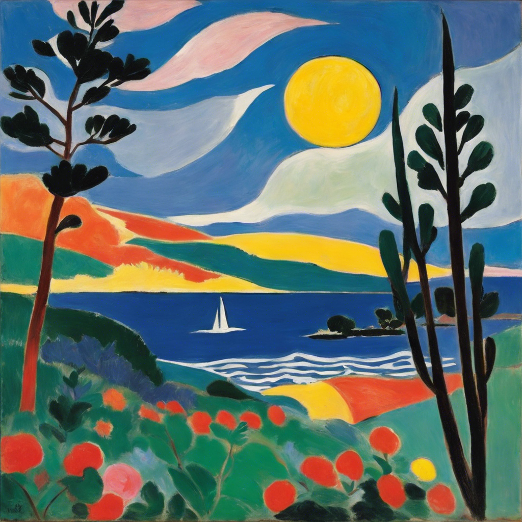 Evocative and abstract forms, artistic finesse, Moon – Print
