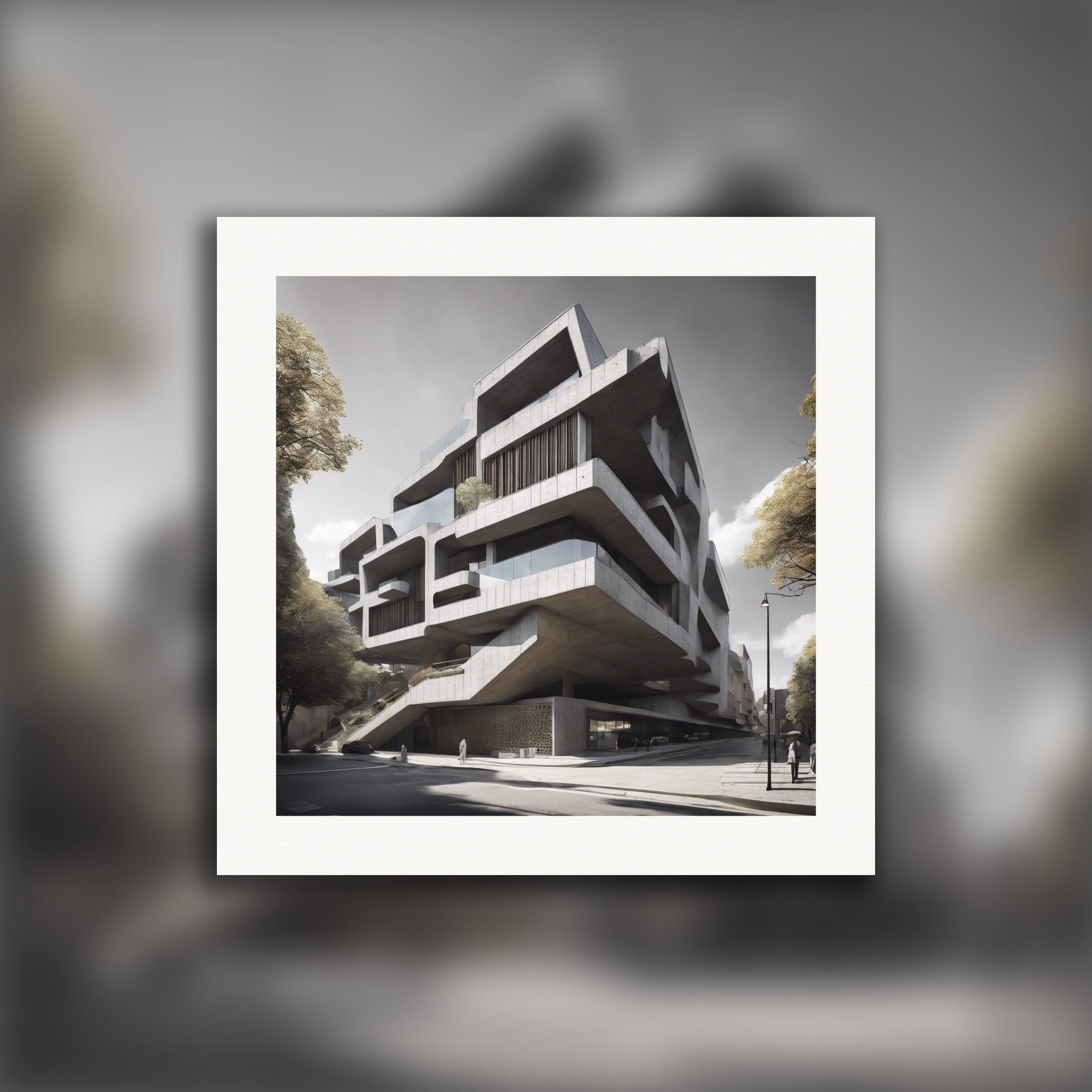 Late modernism, Brutalist architecture – Art Print
