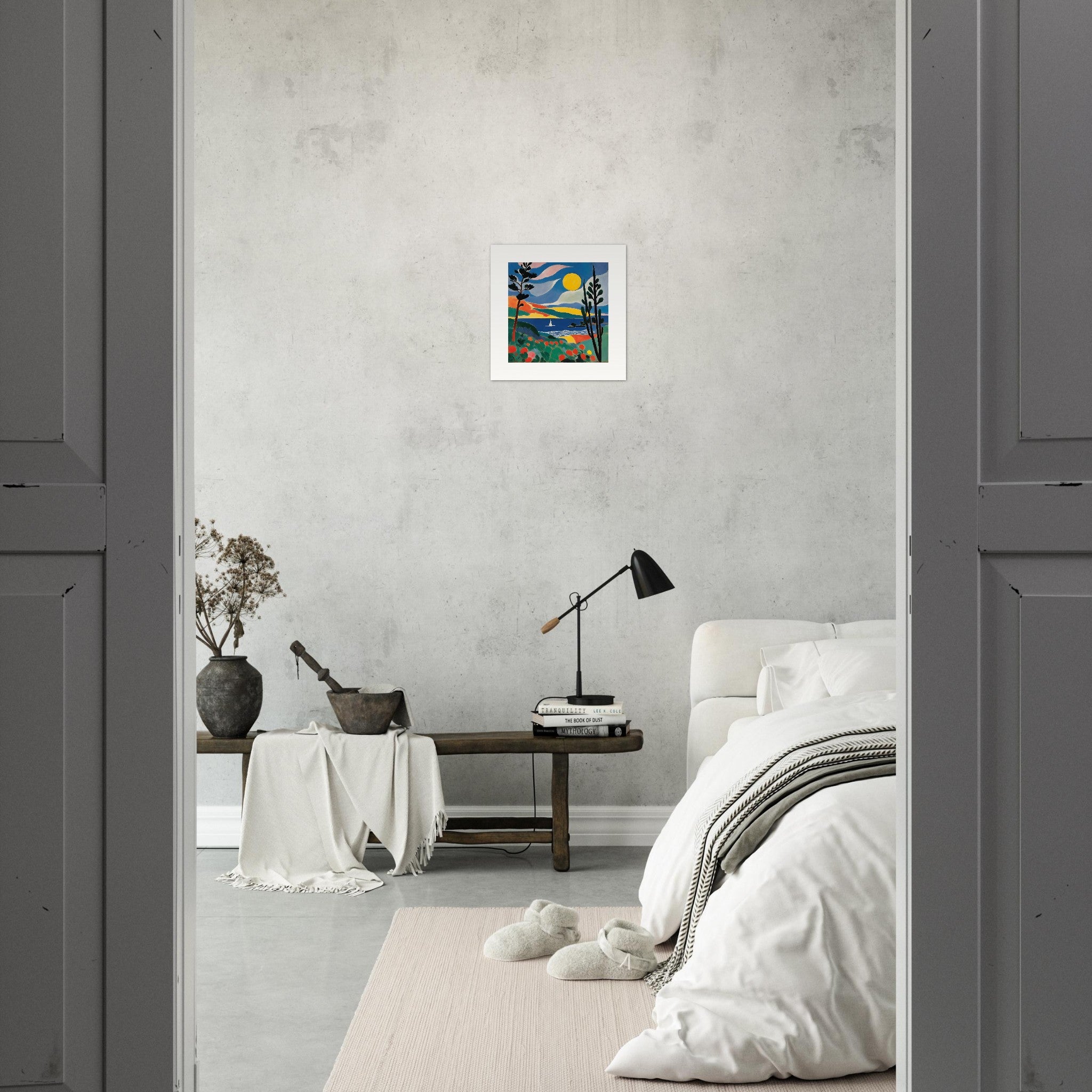 Evocative and abstract forms, artistic finesse, Moon – Print