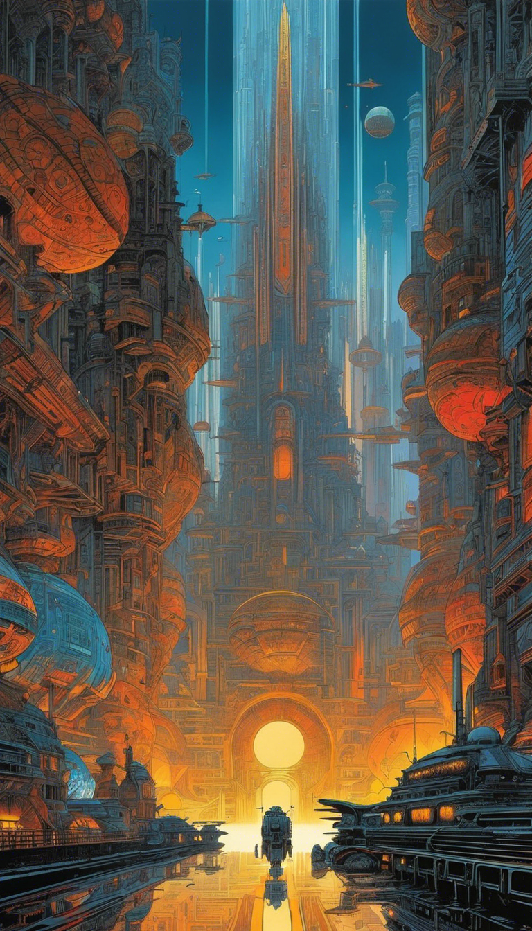 Métal Hurlant (graphic novel), Futuristic metropolis – Print