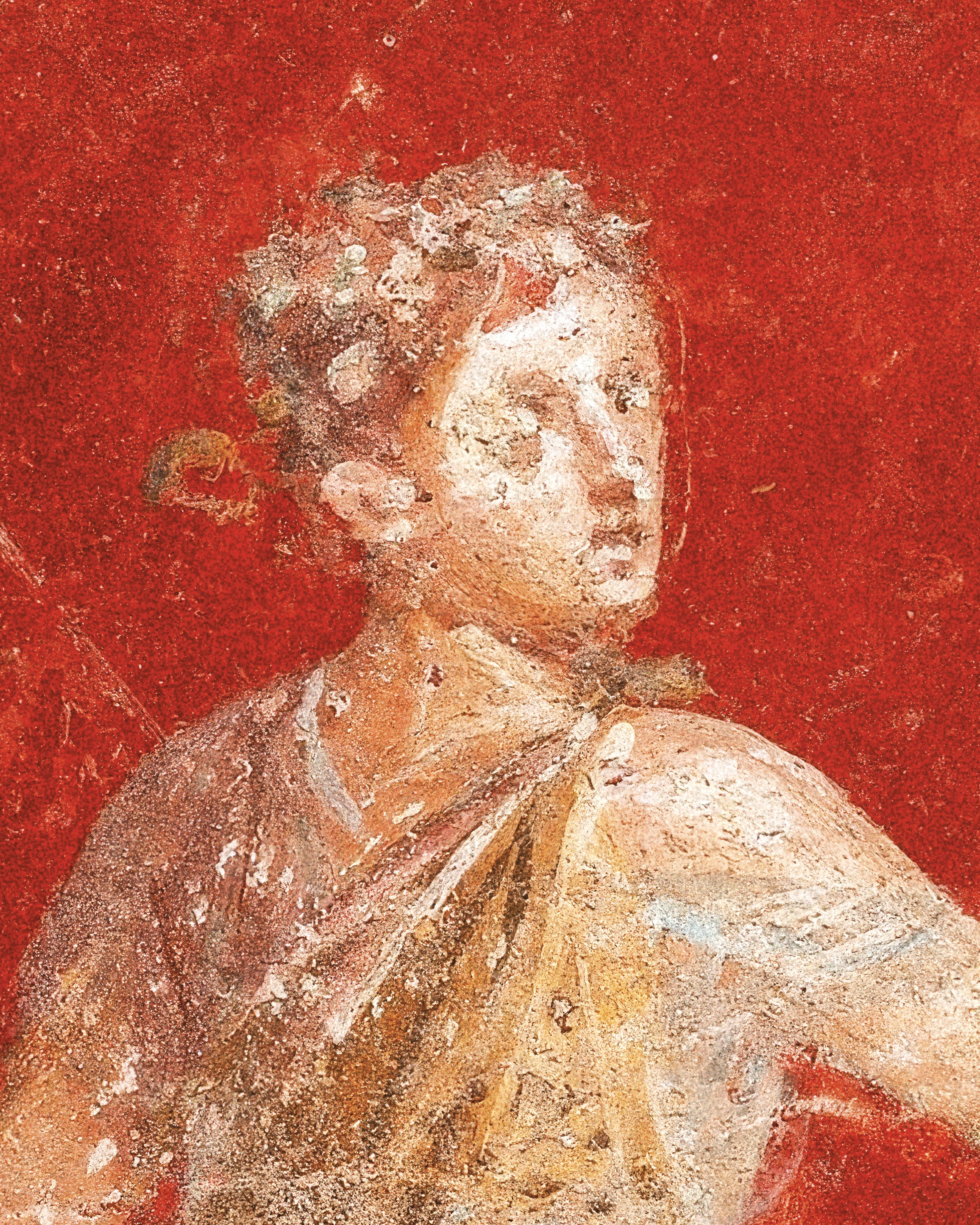 Flying Maenad fresco poster