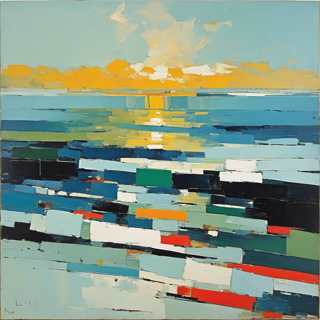 Abstract art, The Ocean - Poster