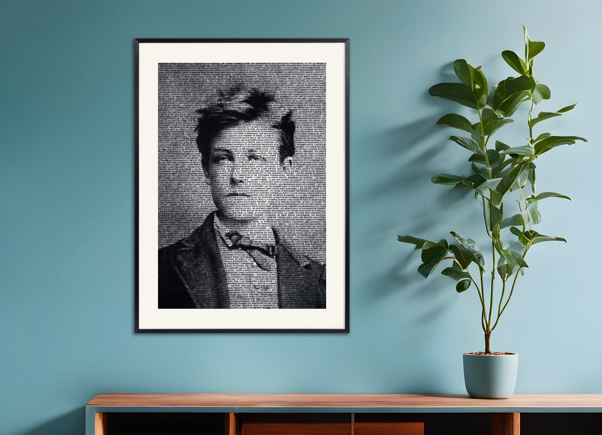 Arthur Rimbaud, Portrait from Illuminations – Fine Art Print ...