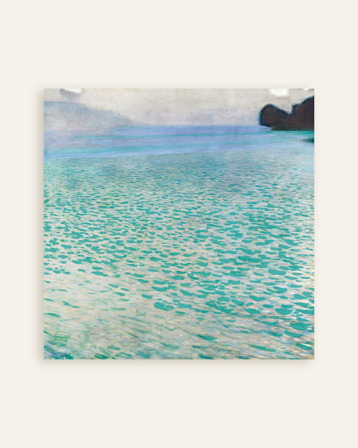Poster of Attersee (1900) by Gustav Klimt, thumbnail