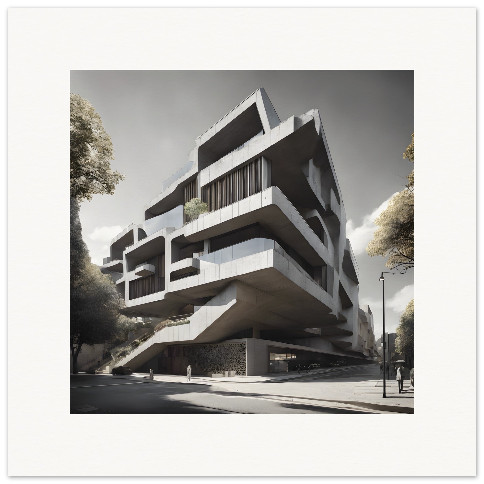Late modernism, Brutalist architecture – Art Print