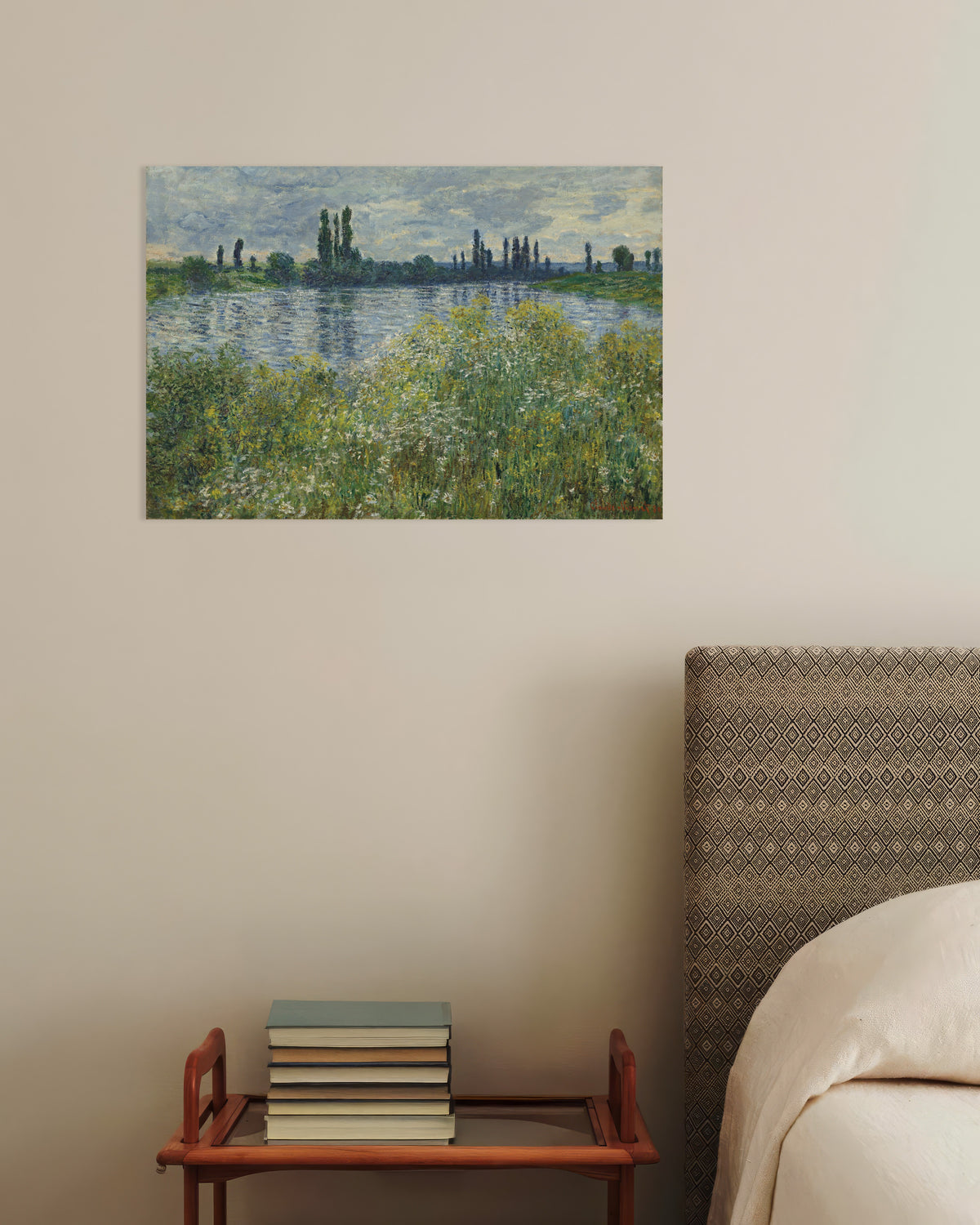 Poster of Banks of the Seine, Vétheuil (1880) by Claude Monet