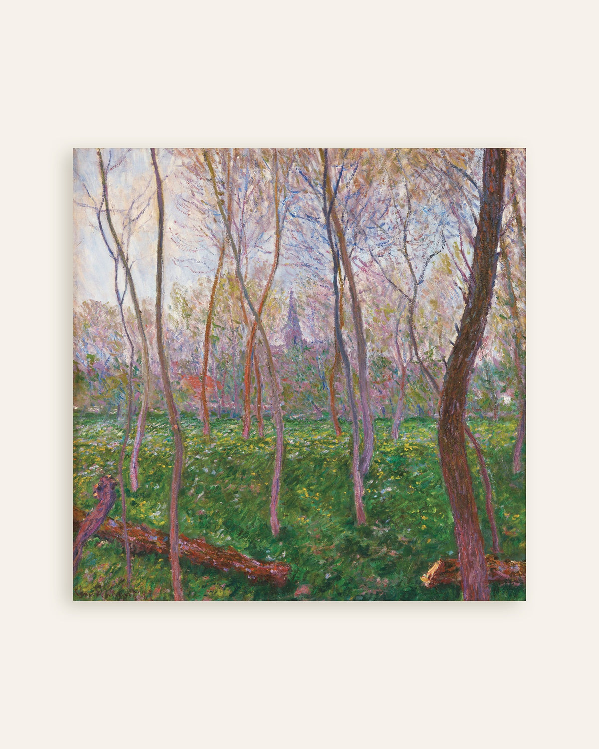 Poster of Bennecourt (1887) by Claude Monet, thumbnail