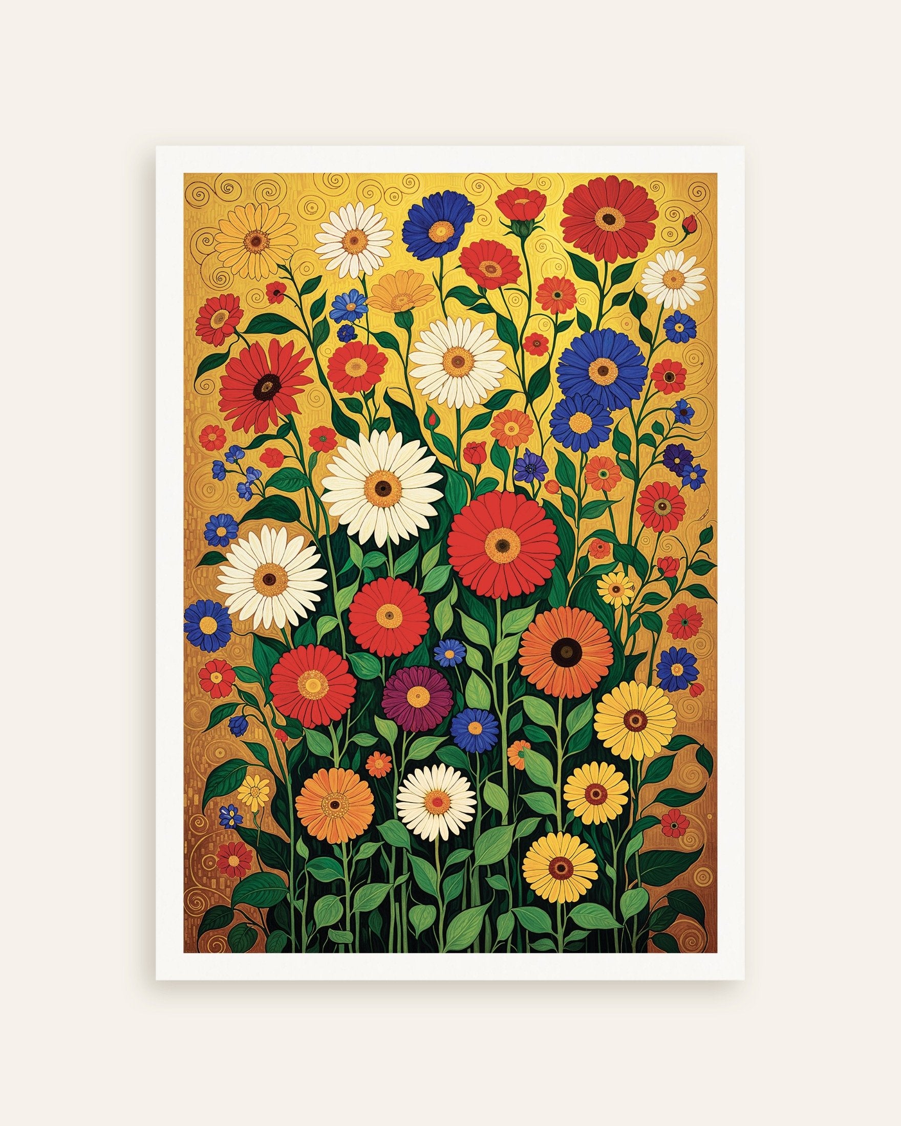 Poster of Bouquet of colorful flowers Poster, thumbnail