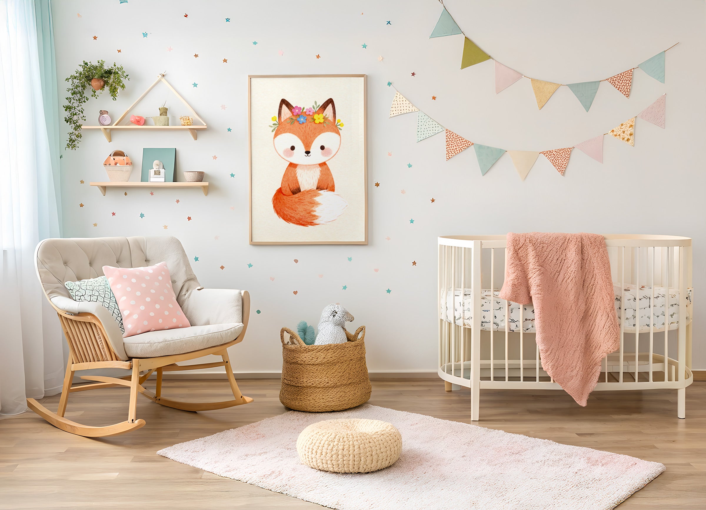 Fox Print – Nursery Wall Décor