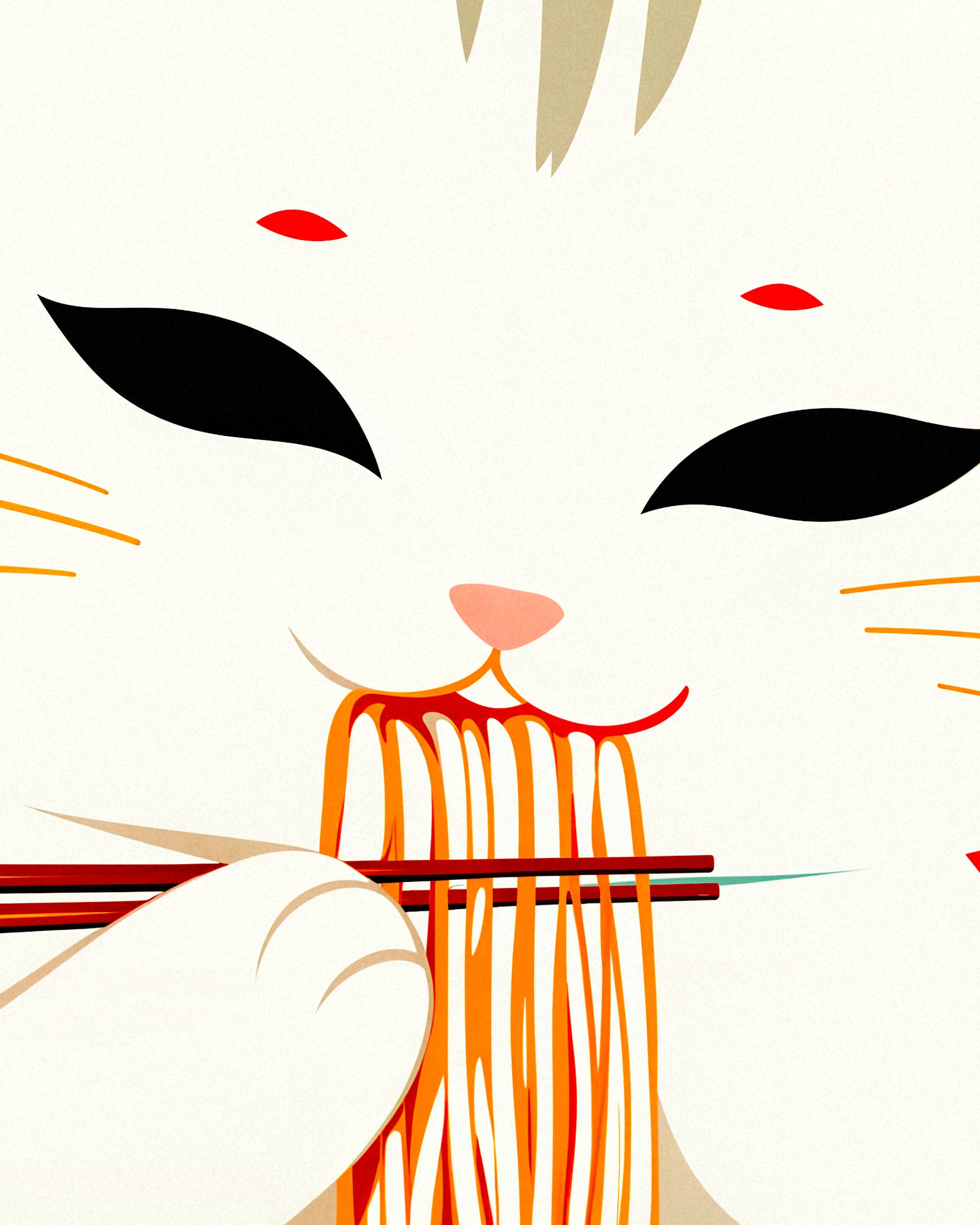 Ramen & Cat, Pan-Asian Eatery – Wall Art Print