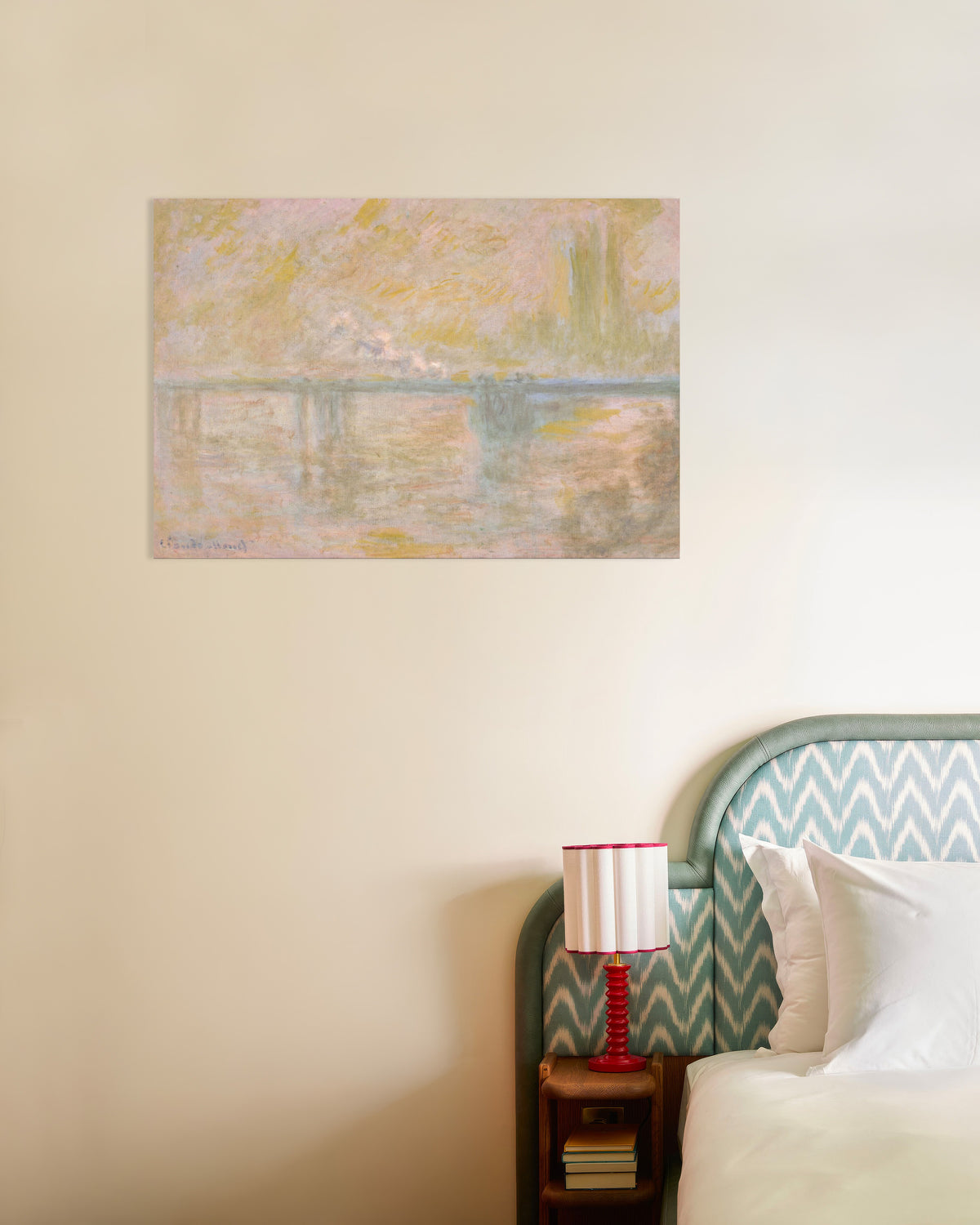 Poster of Charing Cross Bridge, London (c. 1902) by Claude Monet