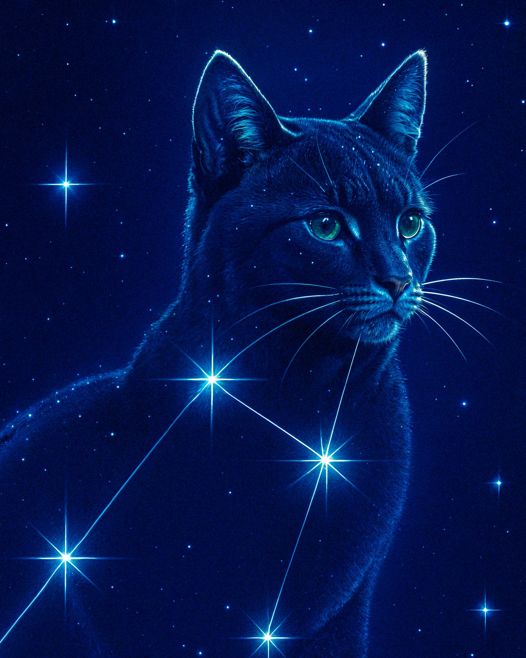 Andromeda Feline Print