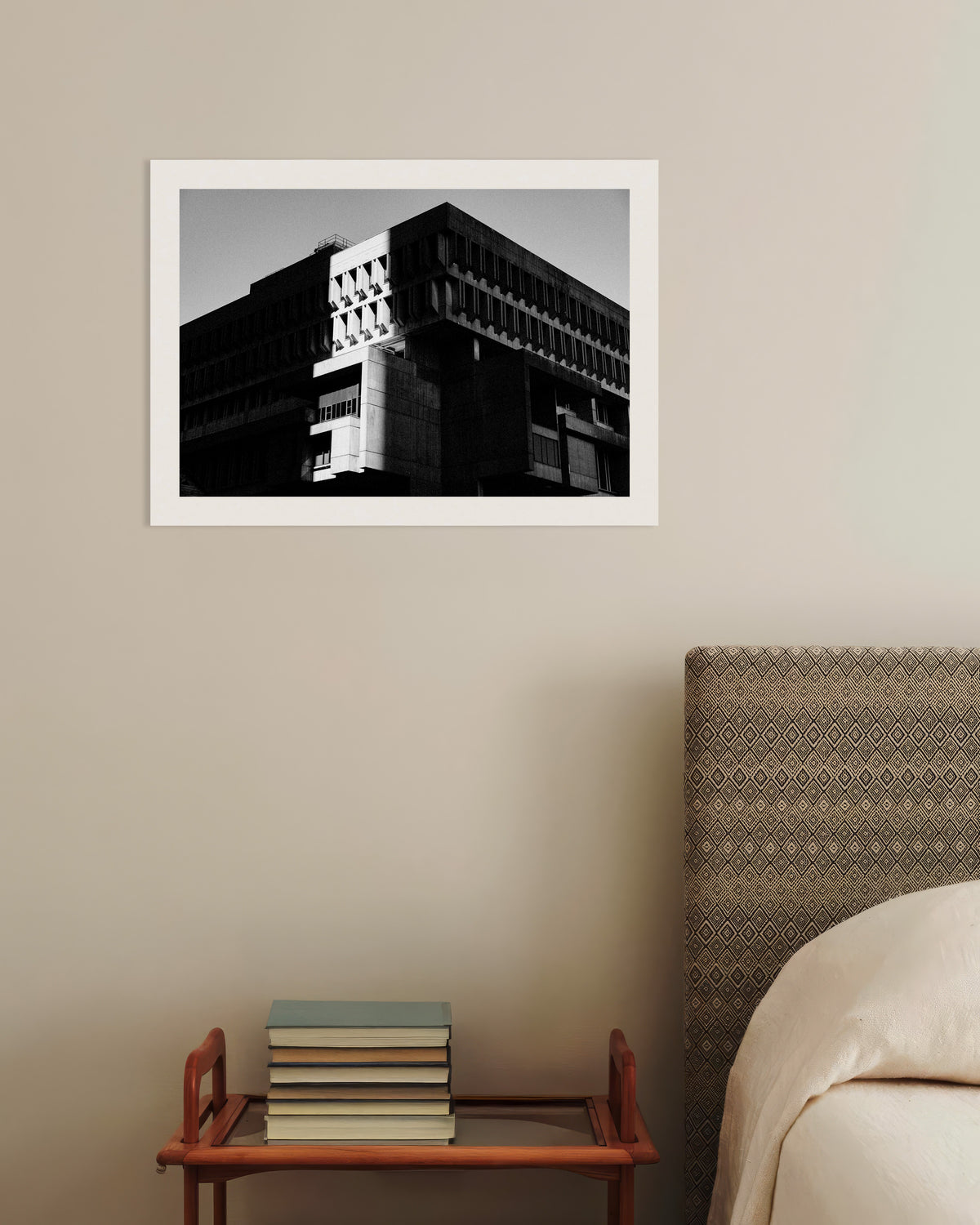 Poster of Civic Building in Sun and Shadow
