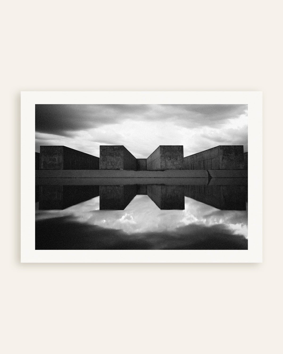Poster of Concrete Blocks Reflected in Water, thumbnail