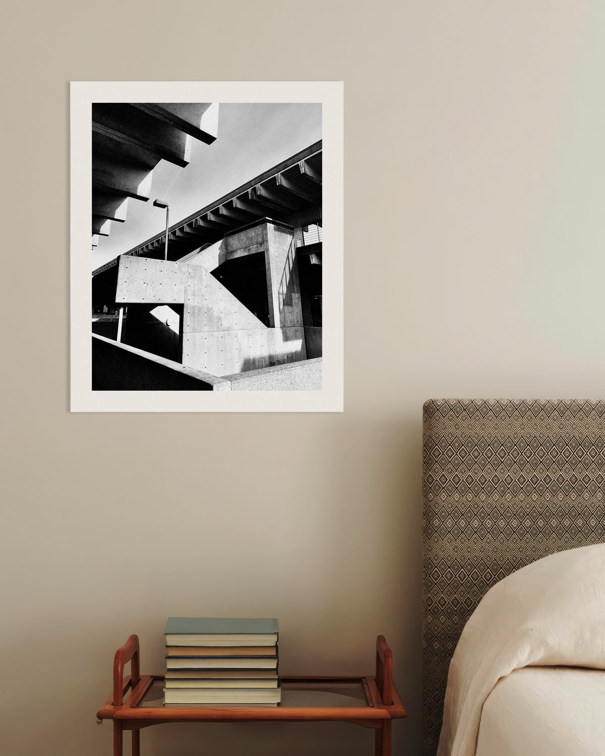 Poster of Concrete Stairs in Sunlight