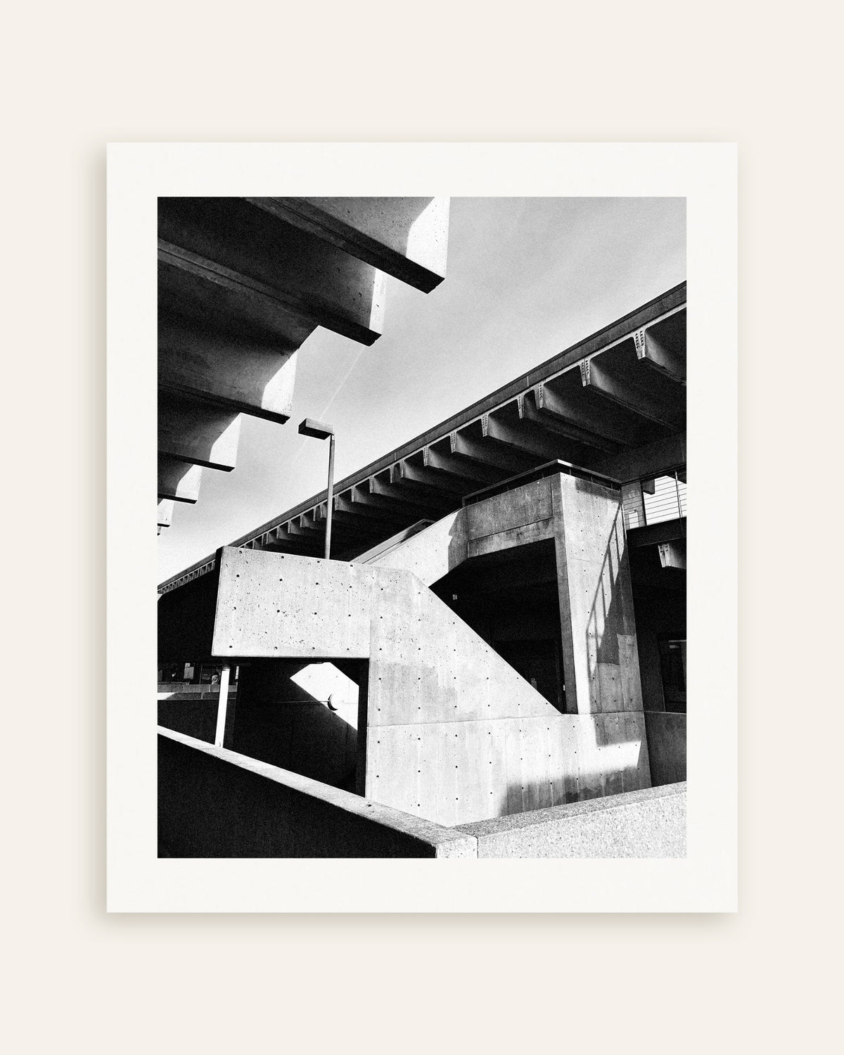 Poster of Concrete Stairs in Sunlight, thumbnail