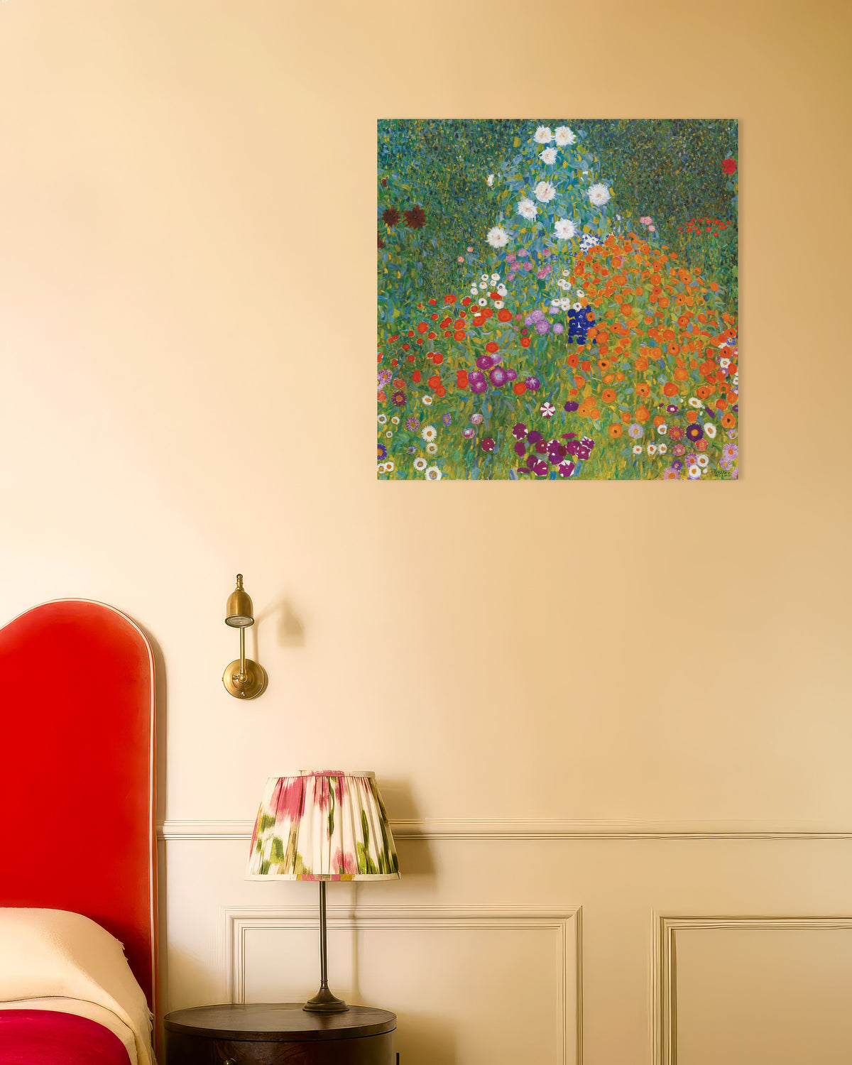 Poster of Cottage Garden (1905–1907) by Gustav Klimt