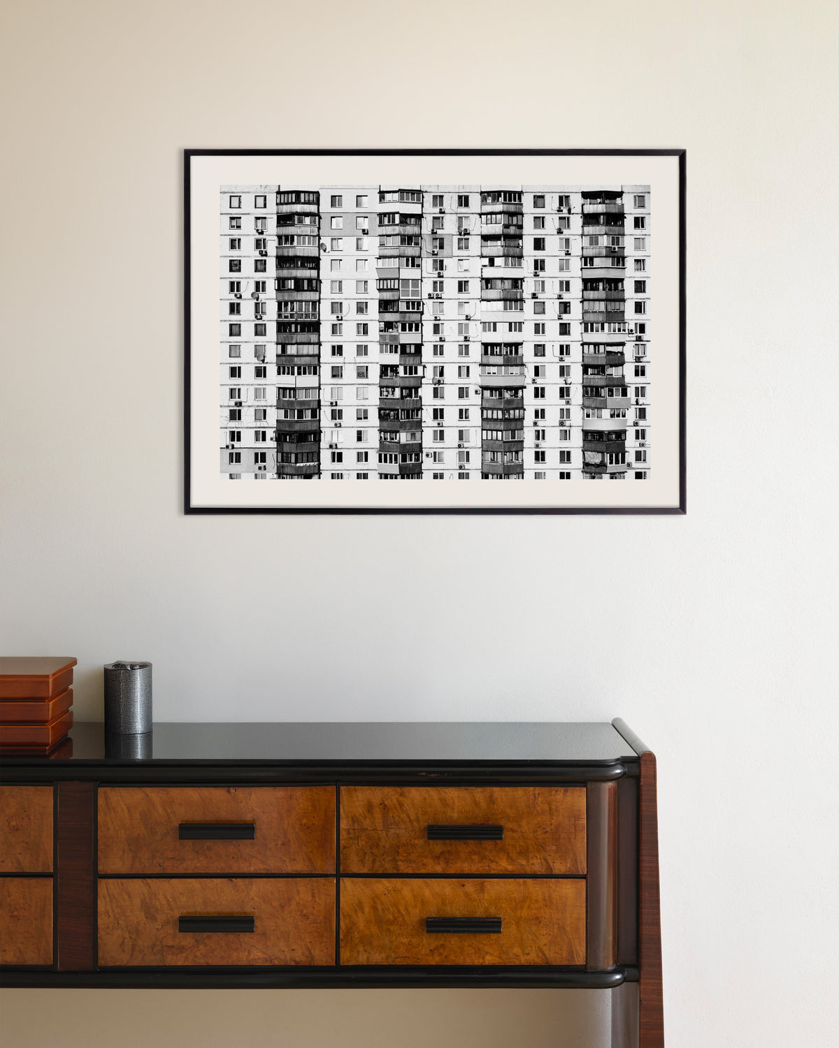 Poster of Endless Apartment Block, with metal frame