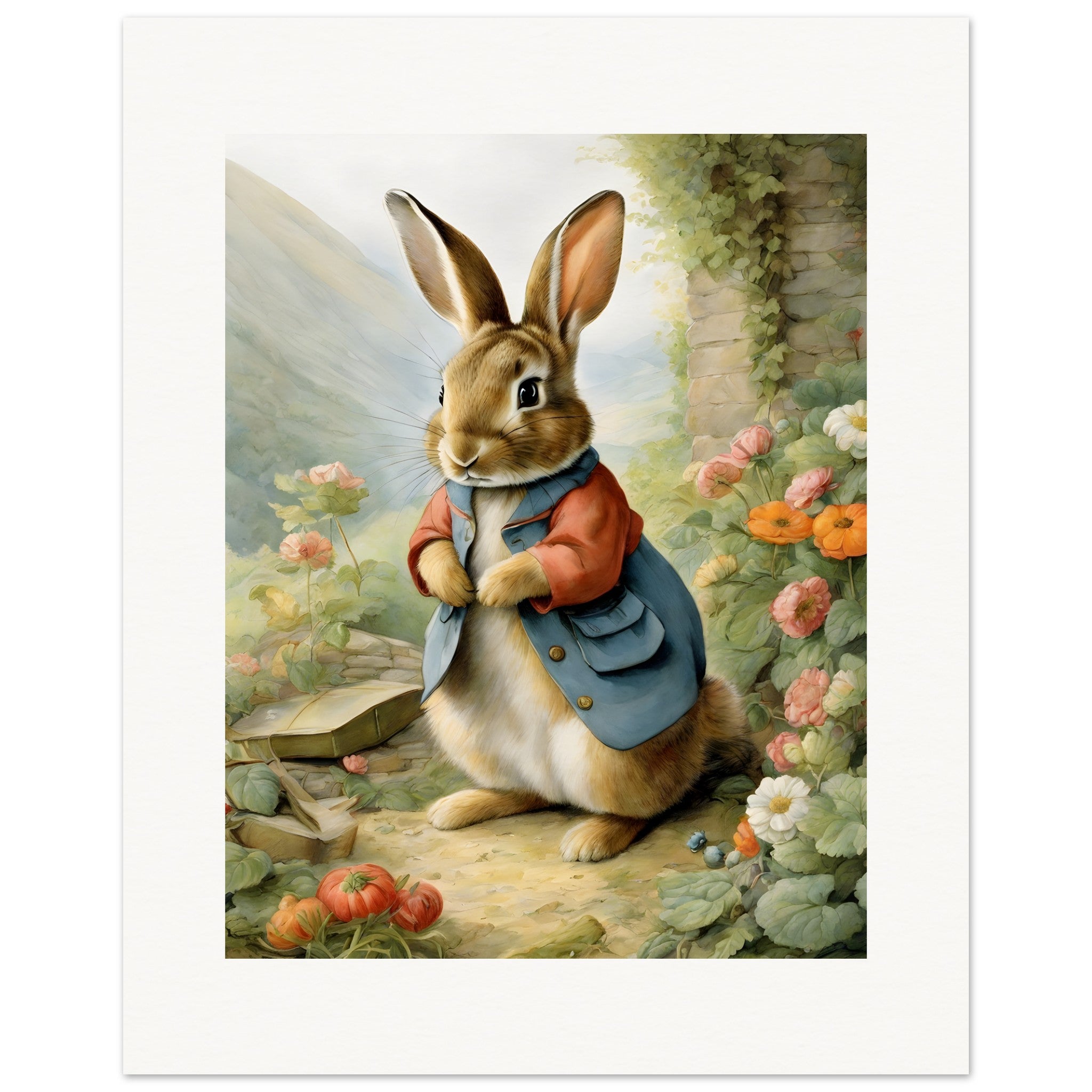 Enchanting stories, exquisite British watercolours, Rabbit – Print
