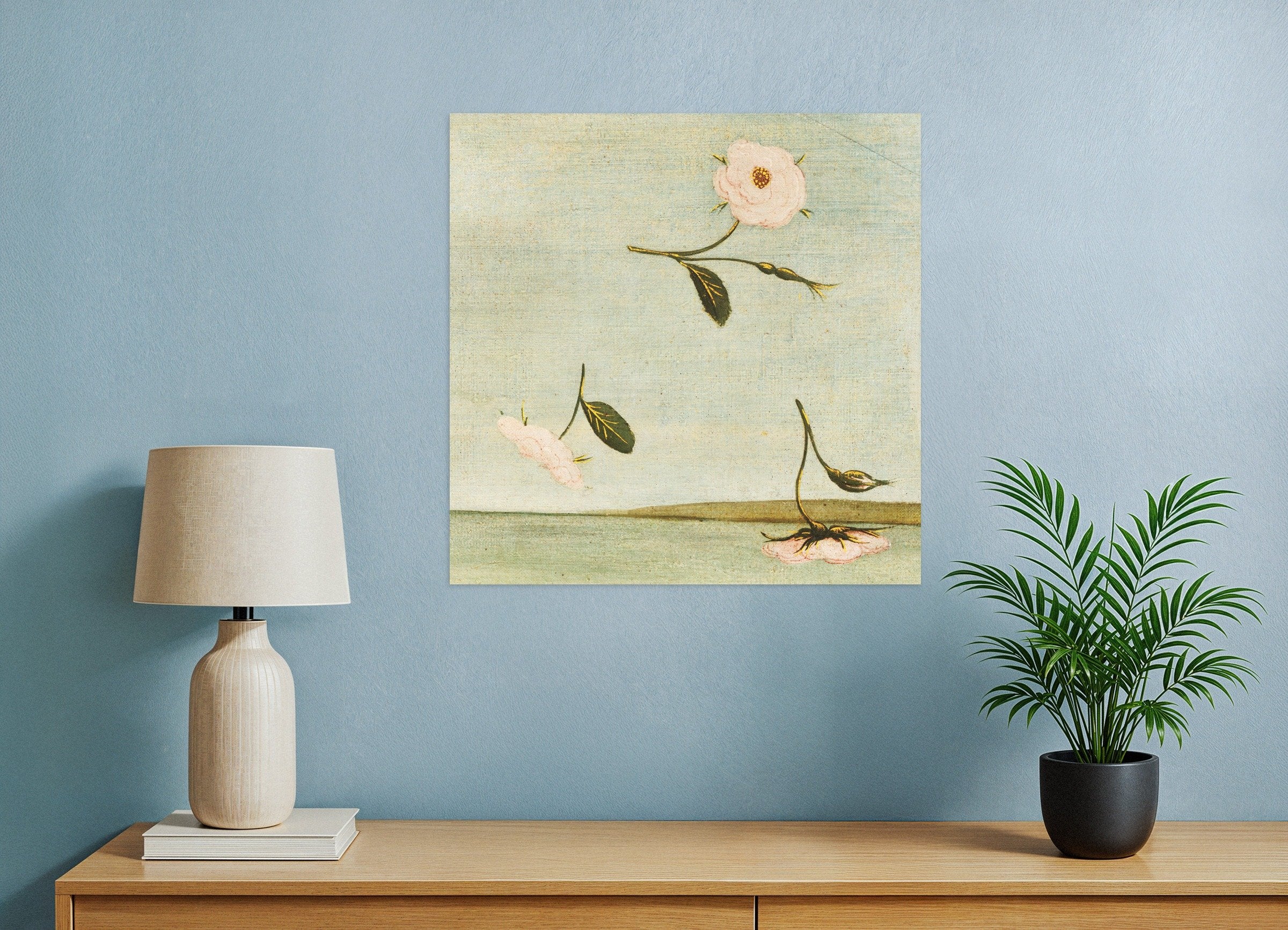 Poster of Falling Flowers from Botticelli’s Venus