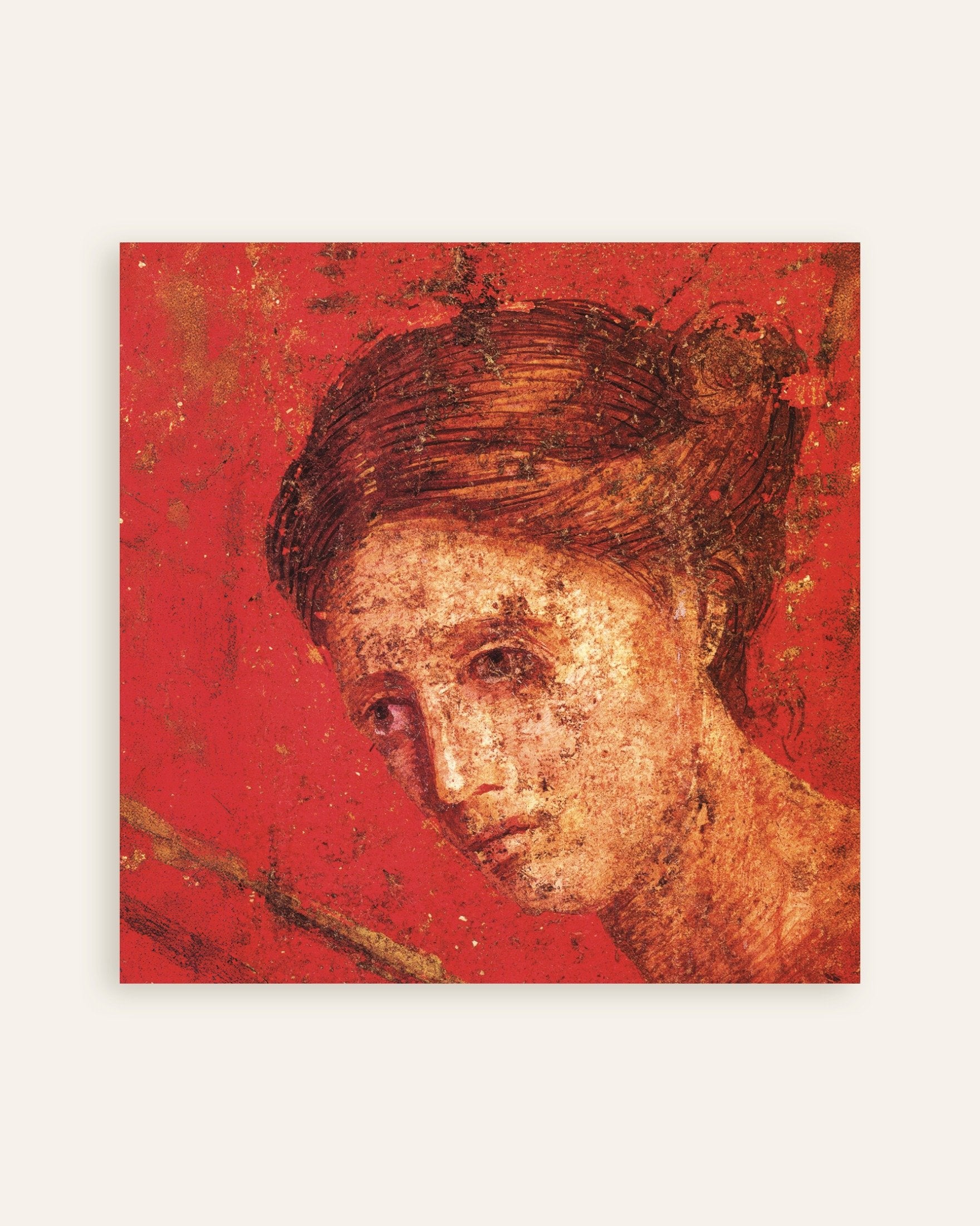 Poster of Fresco detail from the Villa dei Misteri in Pompeii Poster, thumbnail