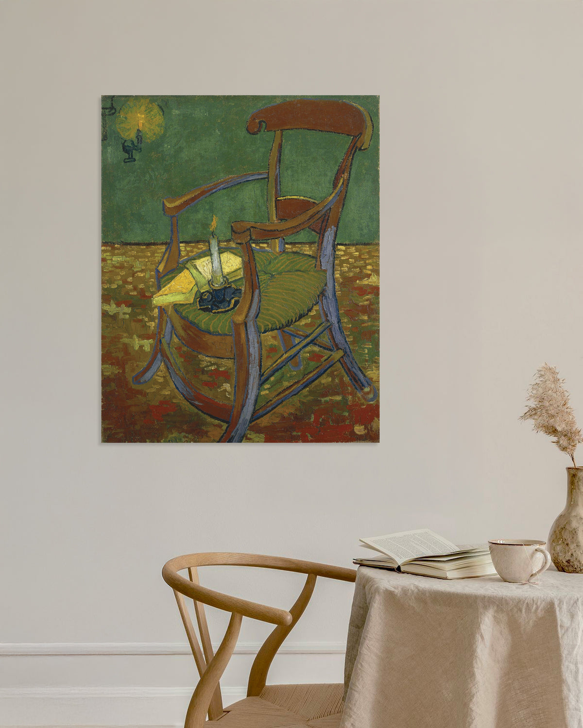 Poster of Gauguin's Chair (1888) by Vincent van Gogh