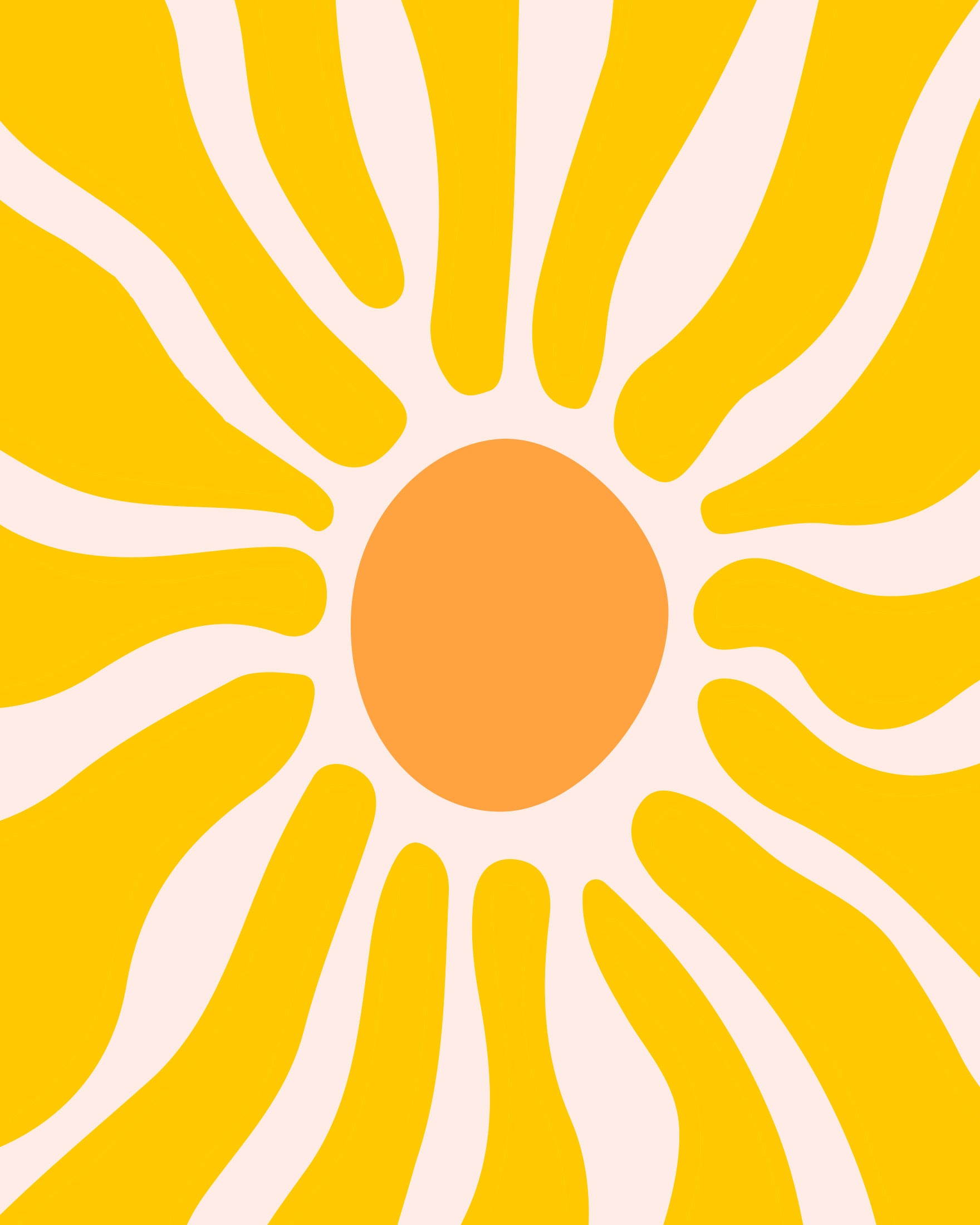 Minimalist flower - Poster