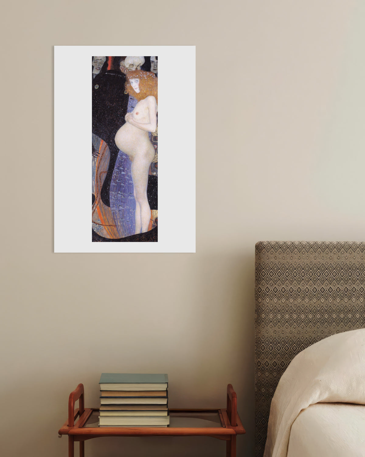Poster of Hope I (1903) by Gustav Klimt