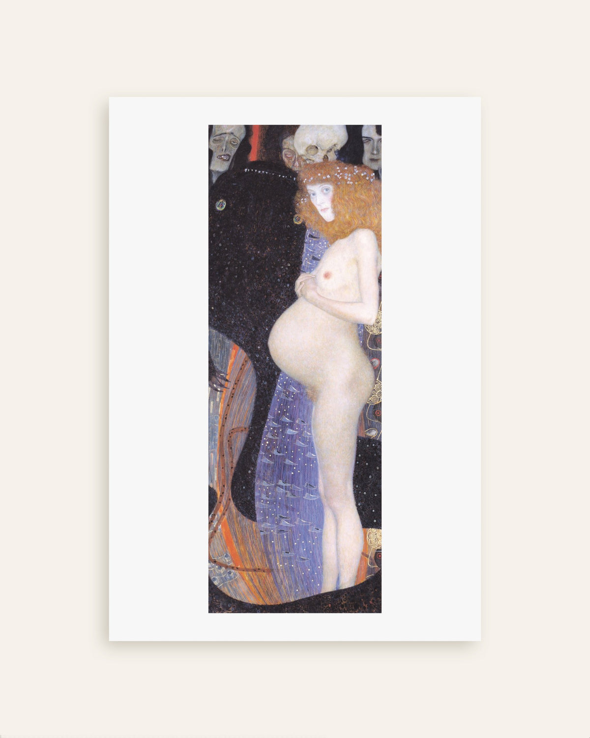 Poster of Hope I (1903) by Gustav Klimt, thumbnail