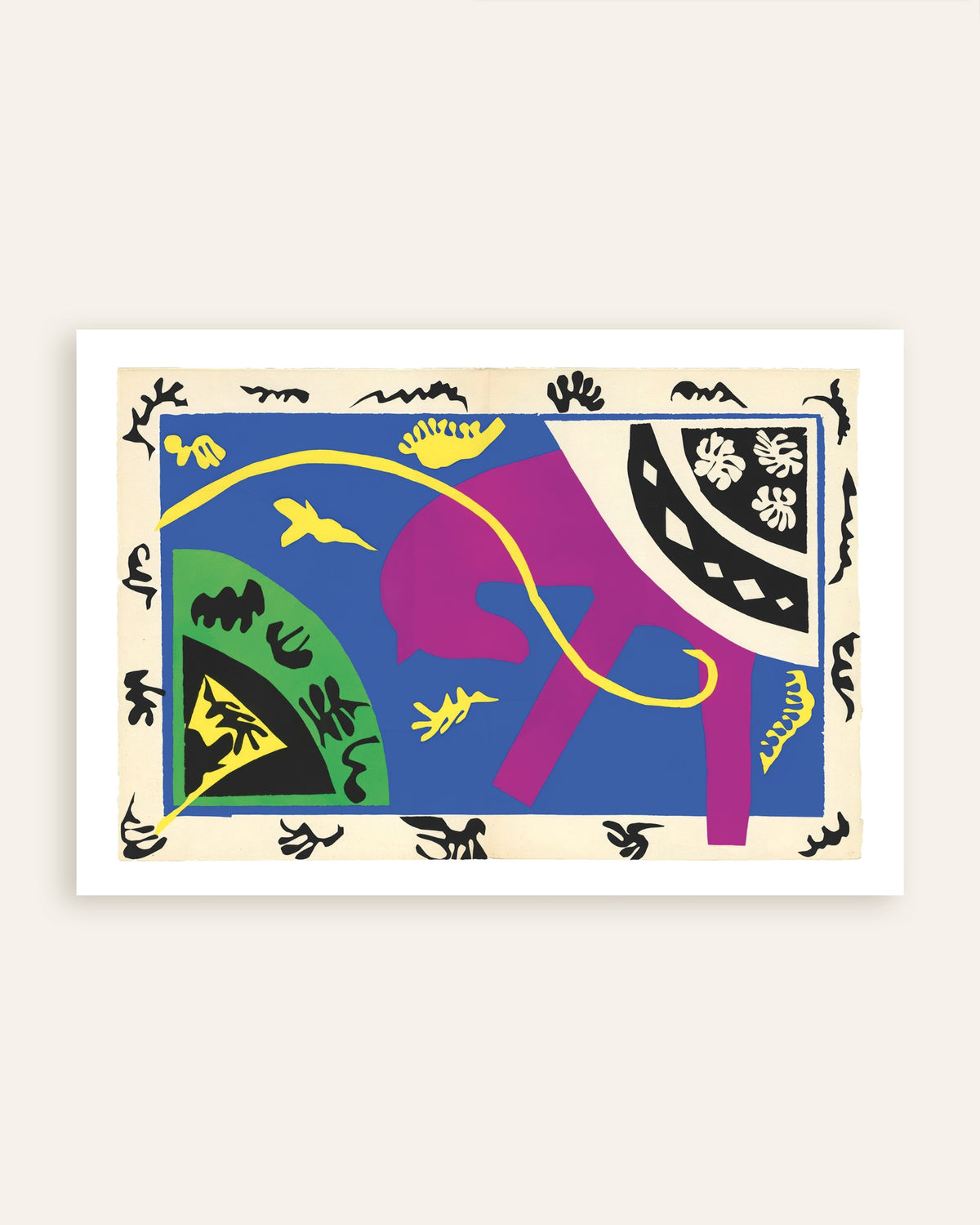 Poster of Horse, Rider and Clown (Jazz, 1947) by Henri Matisse, thumbnail
