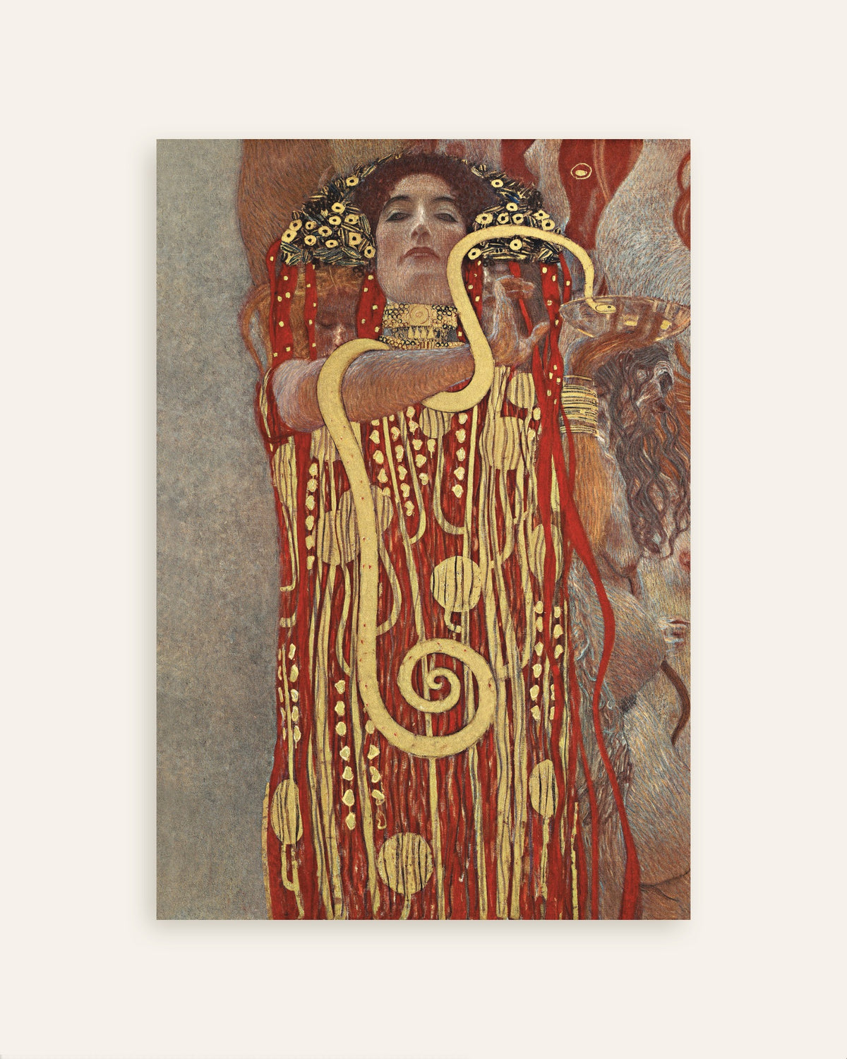 Poster of Hygieia, Detail of Medicine (1907) by Gustav Klimt, thumbnail