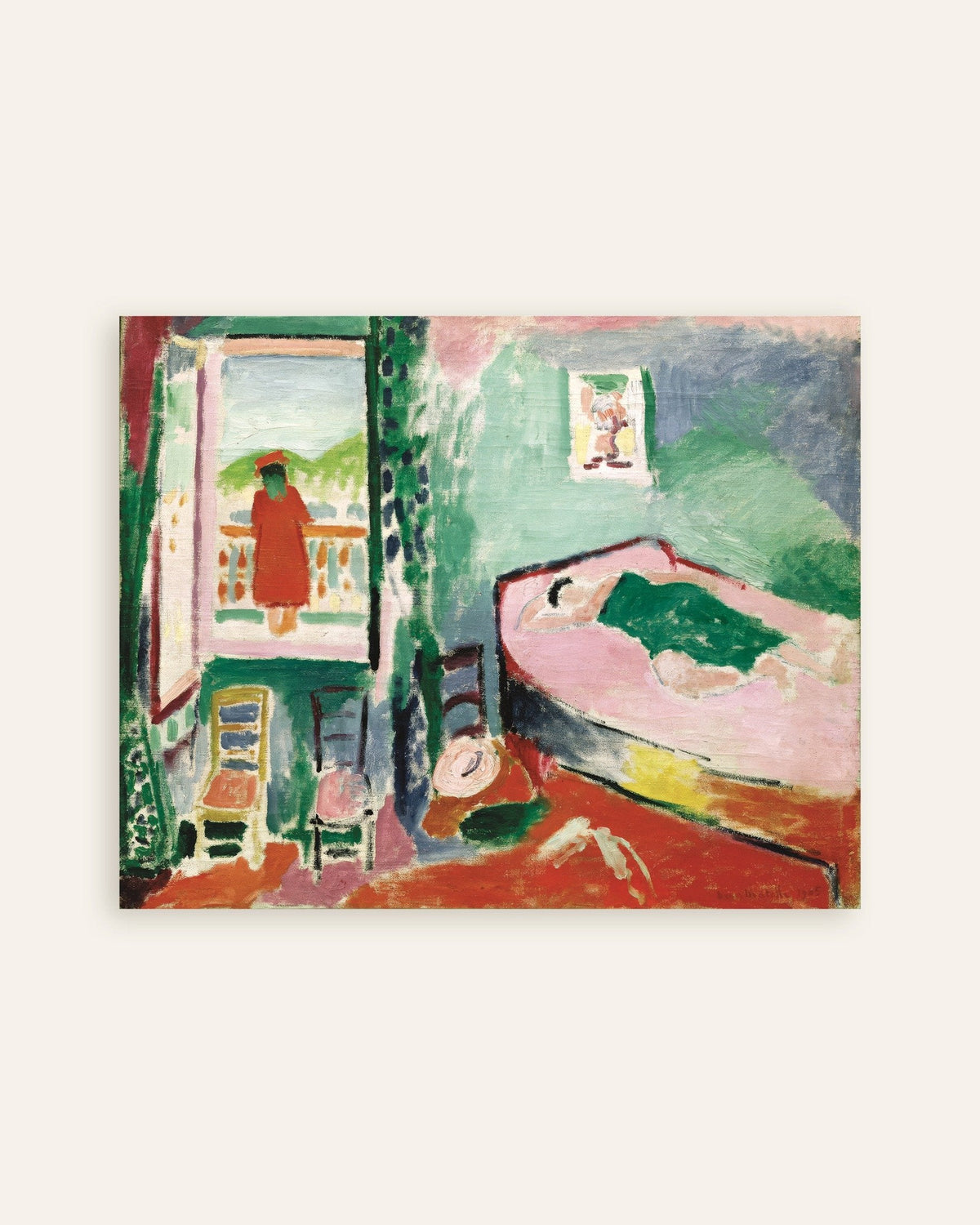 Poster of Interior at Collioure (1905) by Henri Matisse, thumbnail