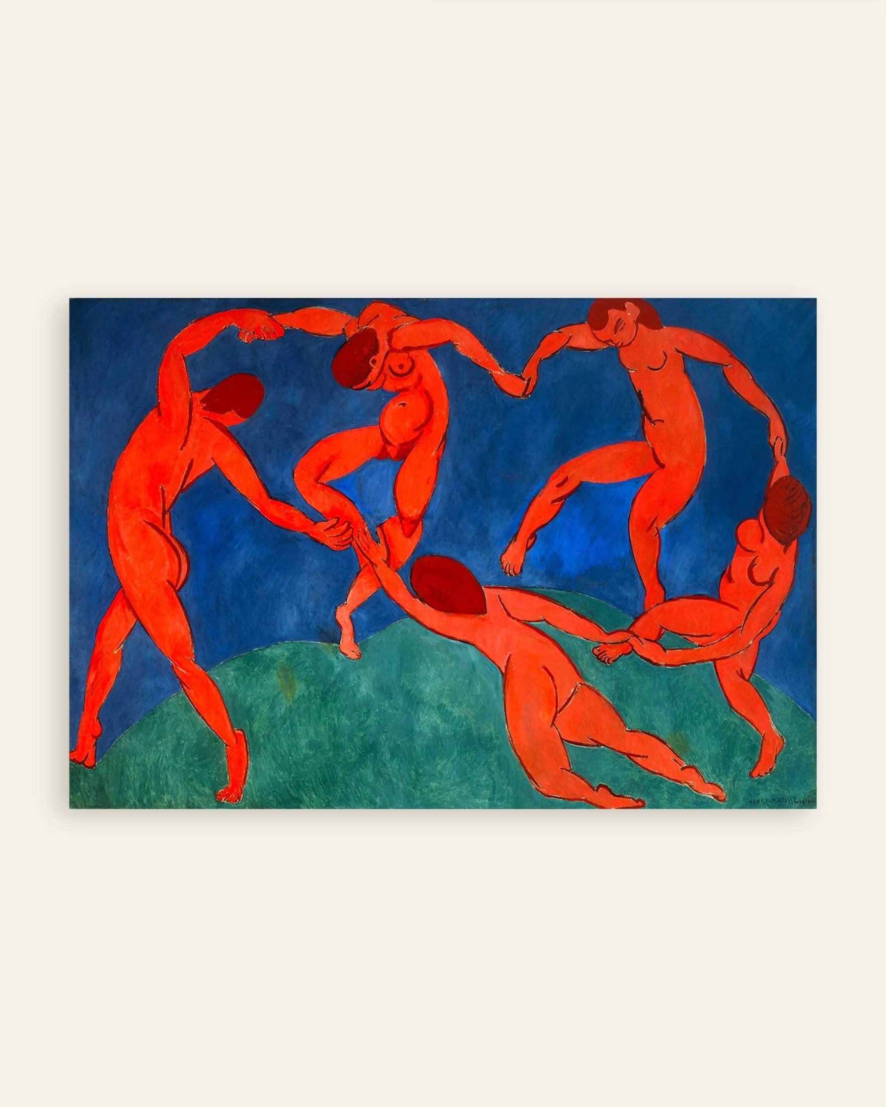 Poster of La danse II (1910) by Henri Matisse, thumbnail