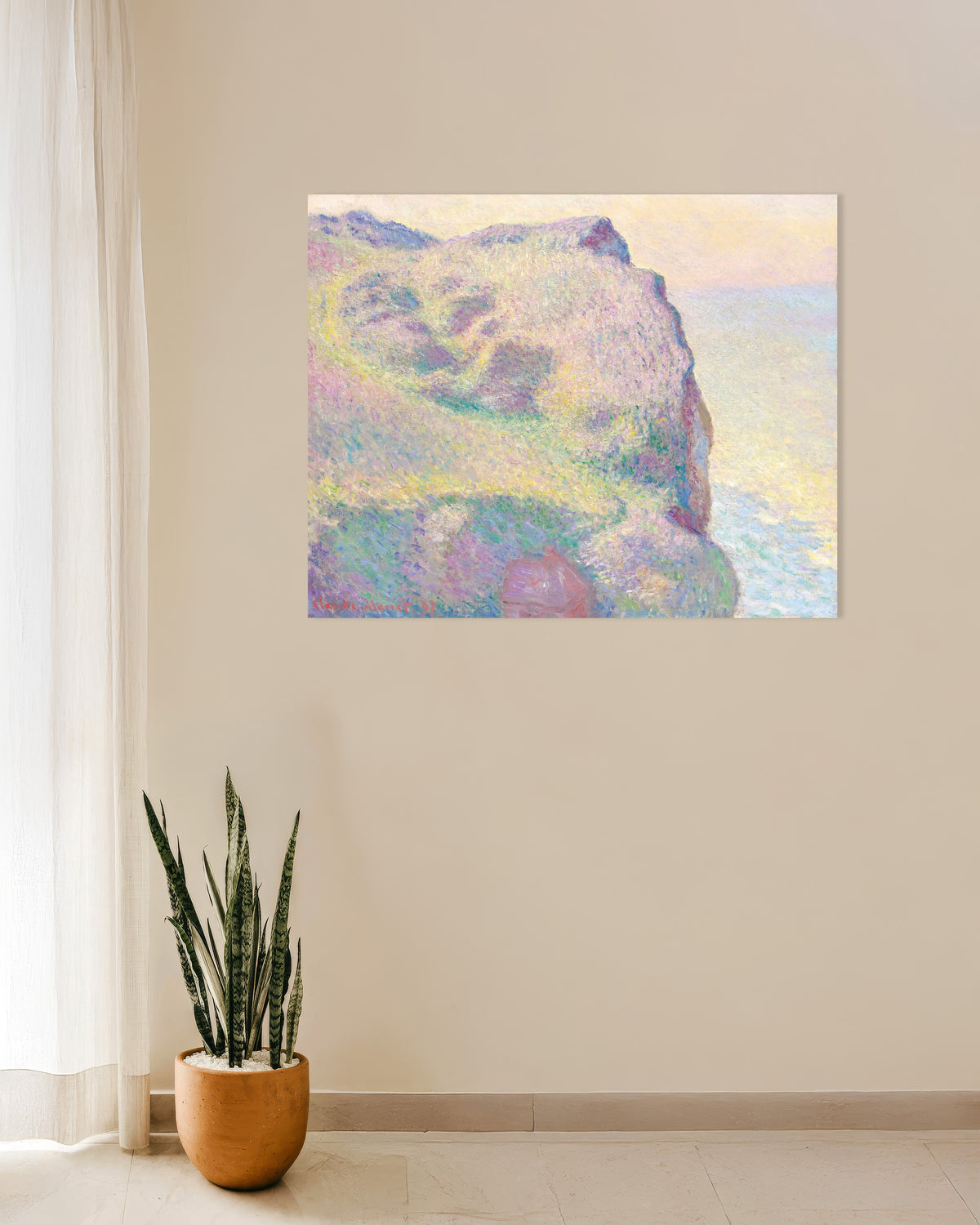 Poster of La Pointe du Petit Ailly (1897) by Claude Monet