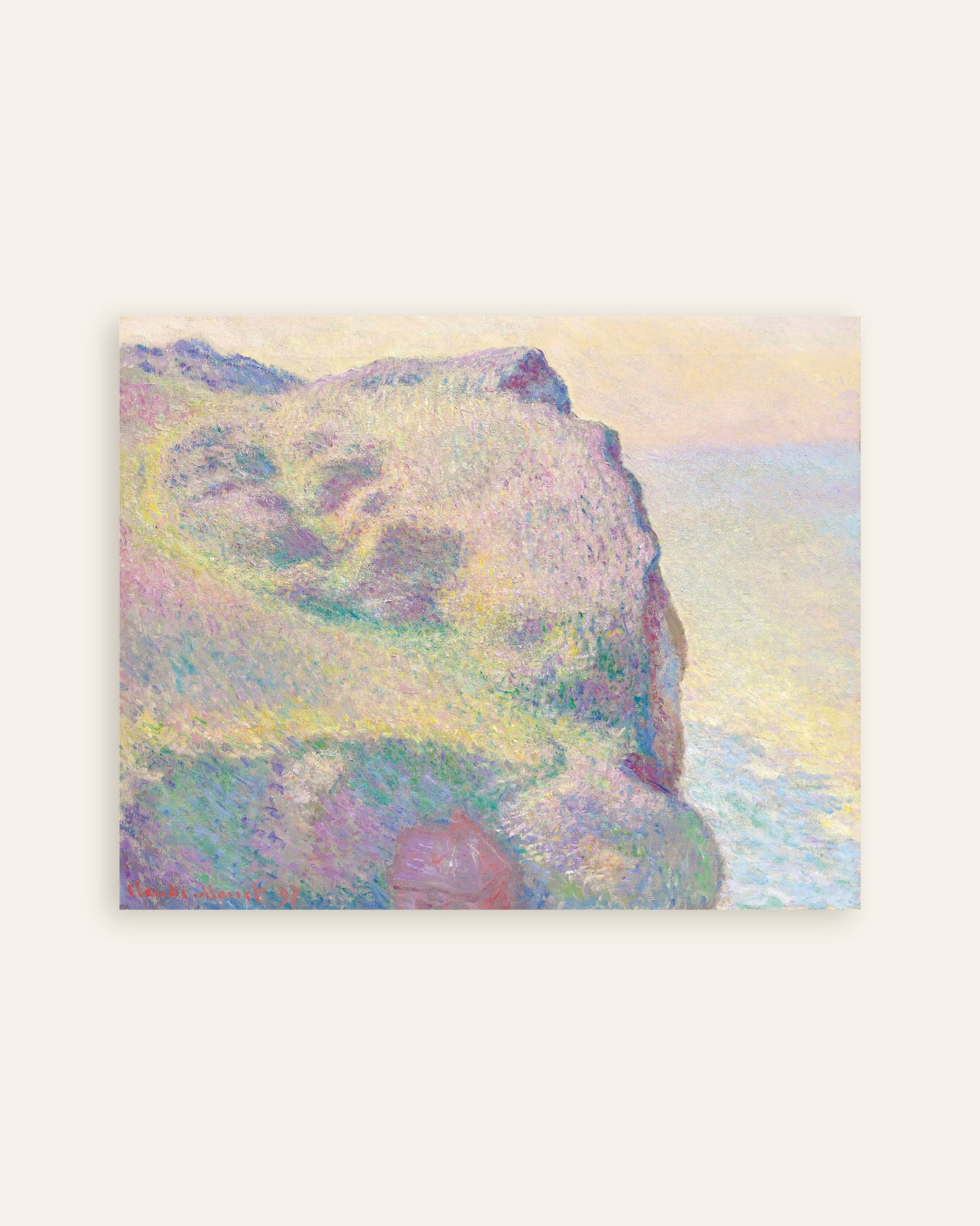 Poster of La Pointe du Petit Ailly (1897) by Claude Monet, thumbnail