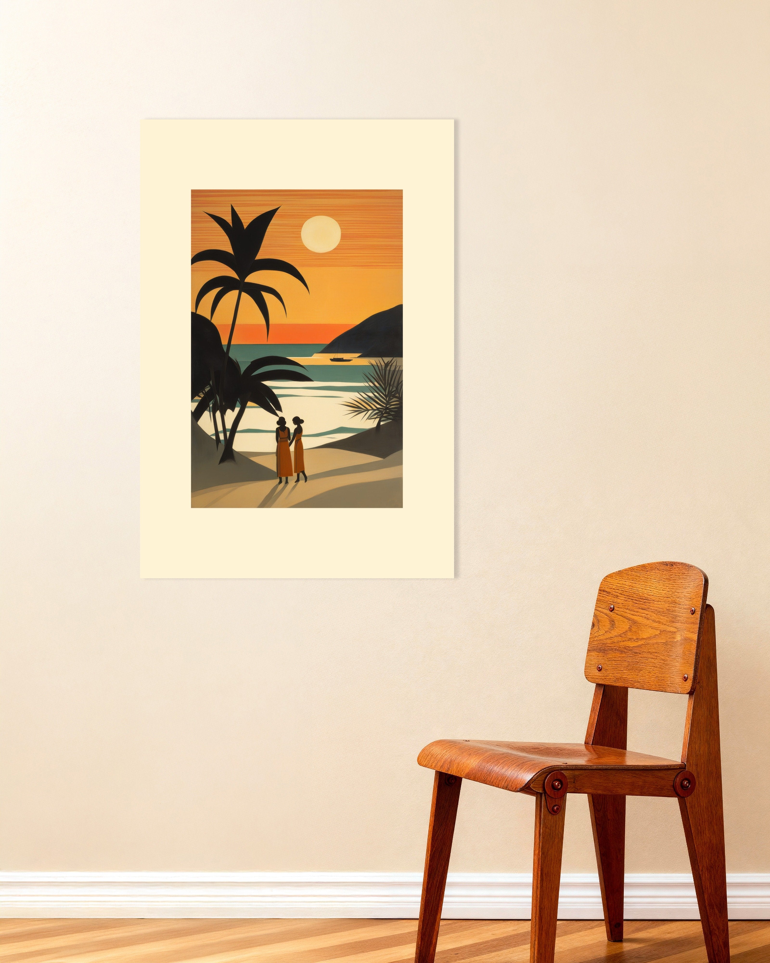 Poster of Led by your fragrance to those charming climes, Baudelaire - Poster, no text